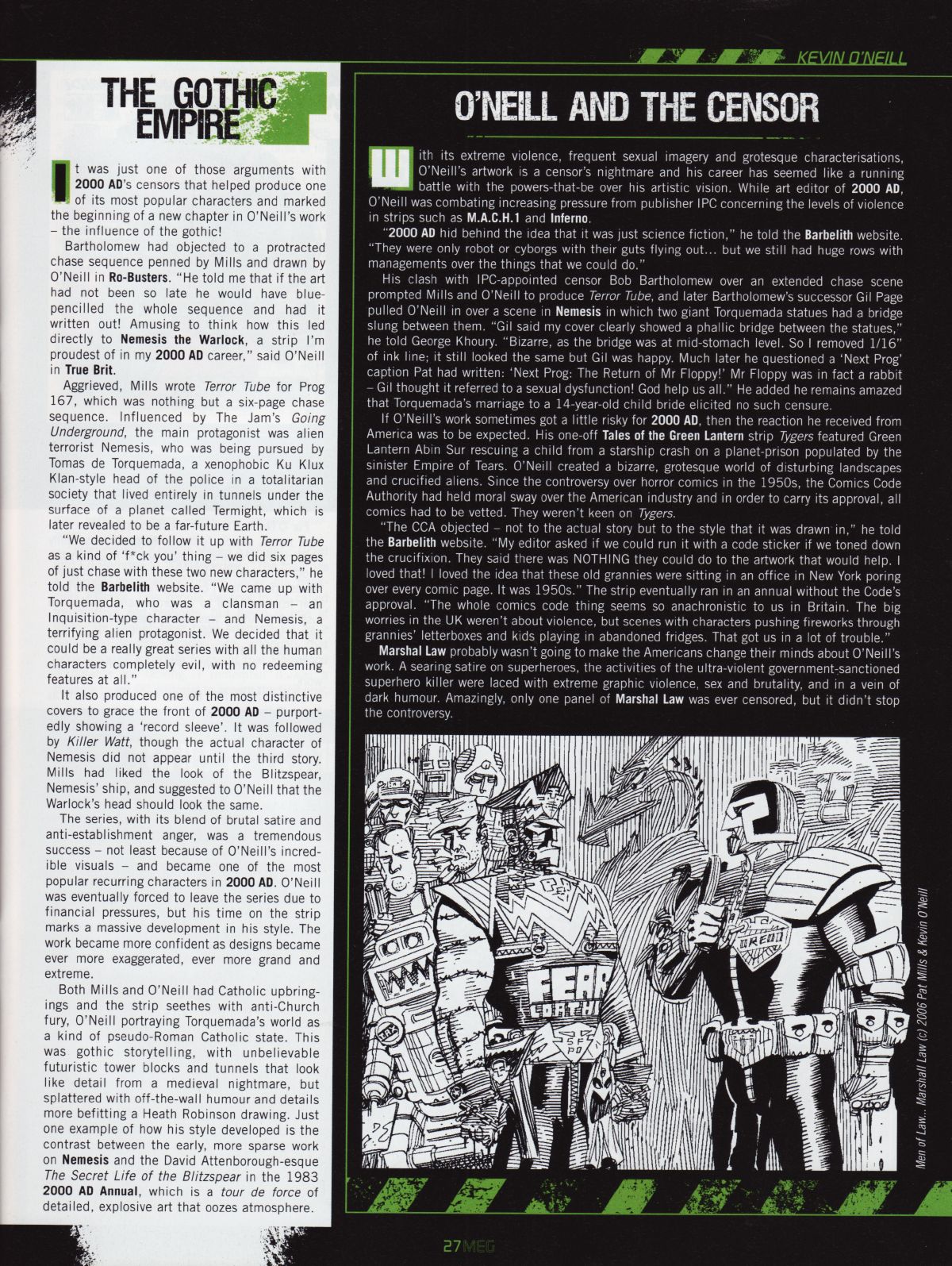 Read online Judge Dredd Megazine (Vol. 5) comic -  Issue #248 - 27