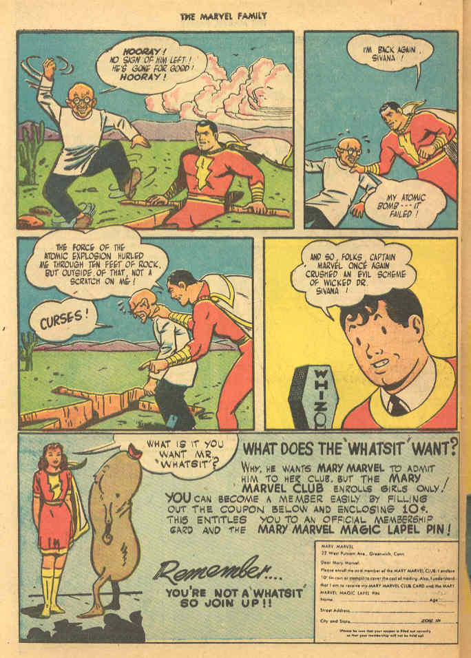 Read online The Marvel Family comic -  Issue #7 - 48