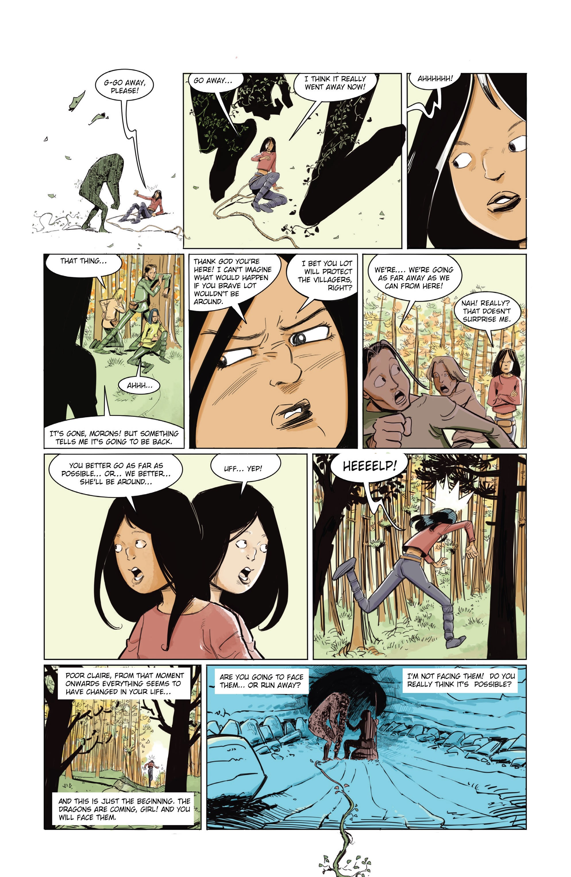 Read online Claire and the Dragons comic -  Issue #1 - 9