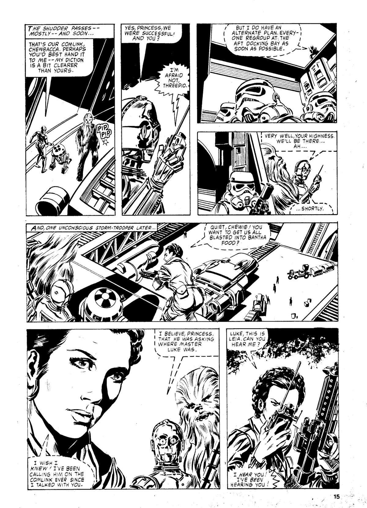 Read online Star Wars Weekly comic -  Issue #148 - 15