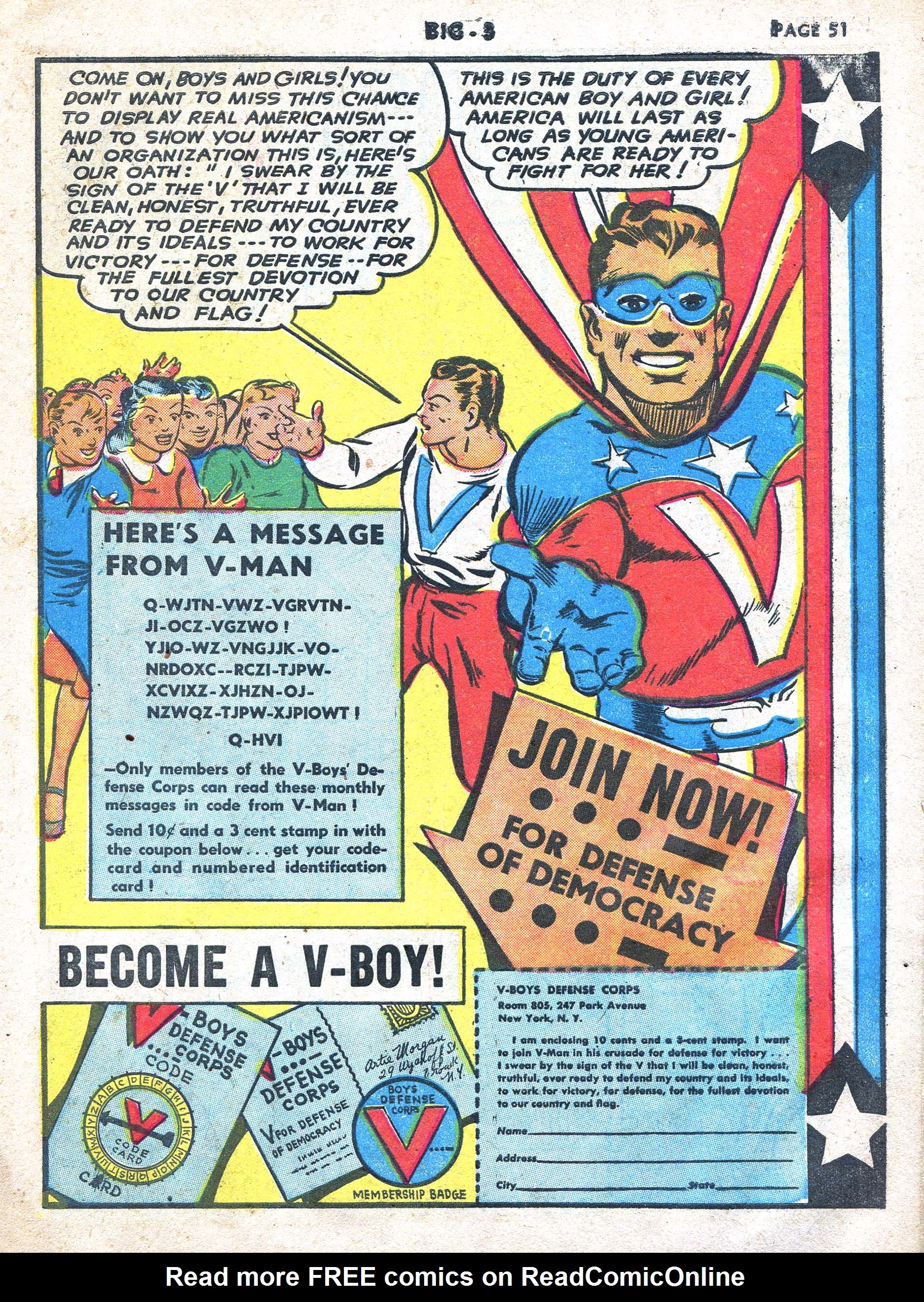 Read online Big 3 comic -  Issue #7 - 53