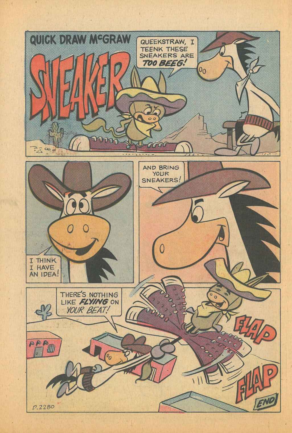 Read online Quick Draw McGraw comic -  Issue #7 - 17
