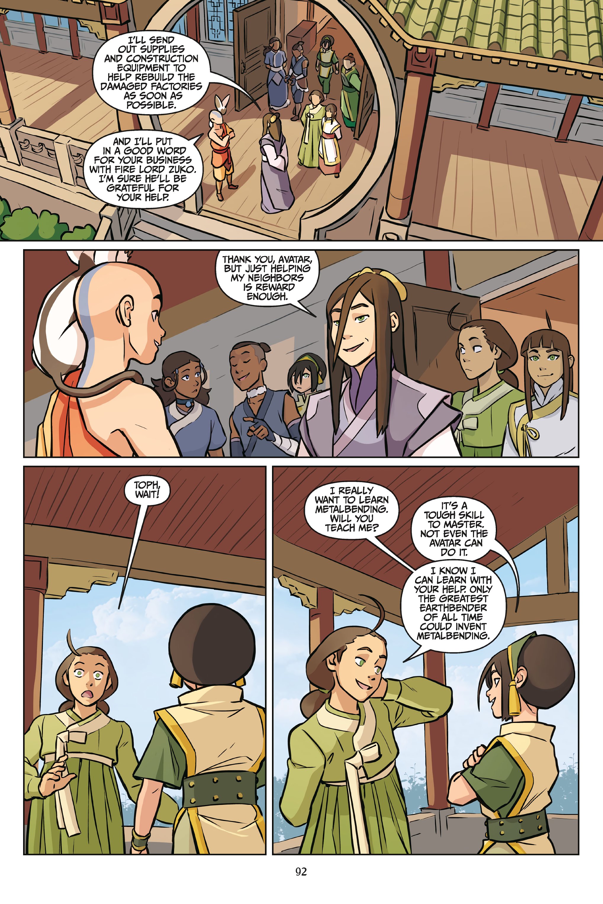 Read online Nickelodeon Avatar: The Last Airbender - Imbalance comic -  Issue # _Omnibus (Part 1) - 93