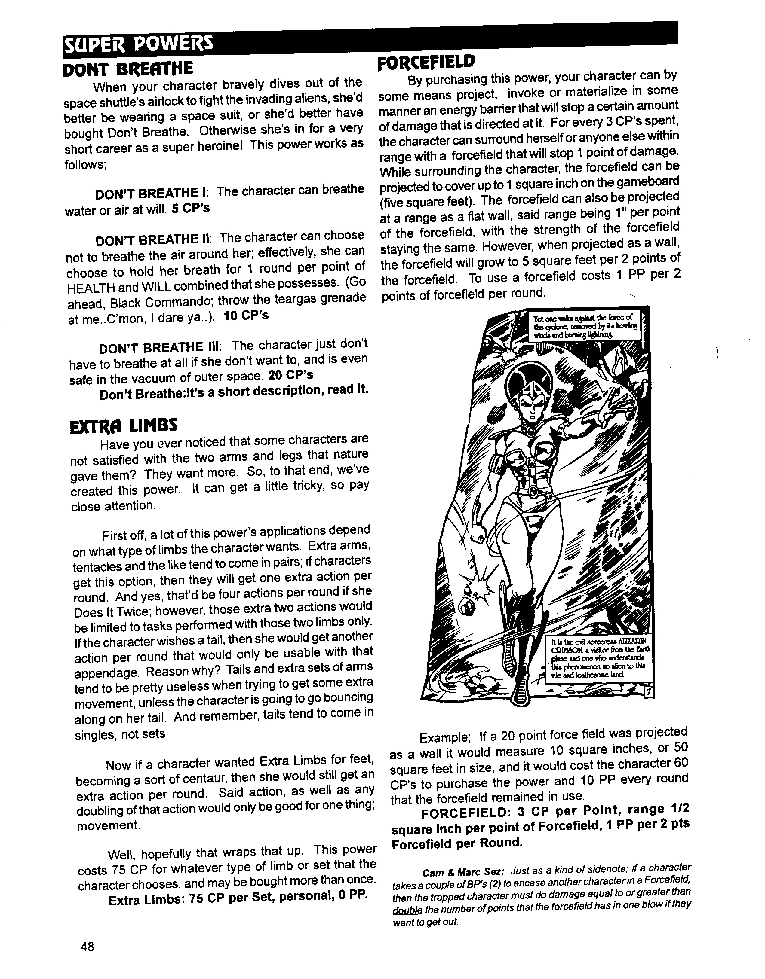 Read online Superbabes: The Femforce Role-Playing Game comic -  Issue # TPB - 50