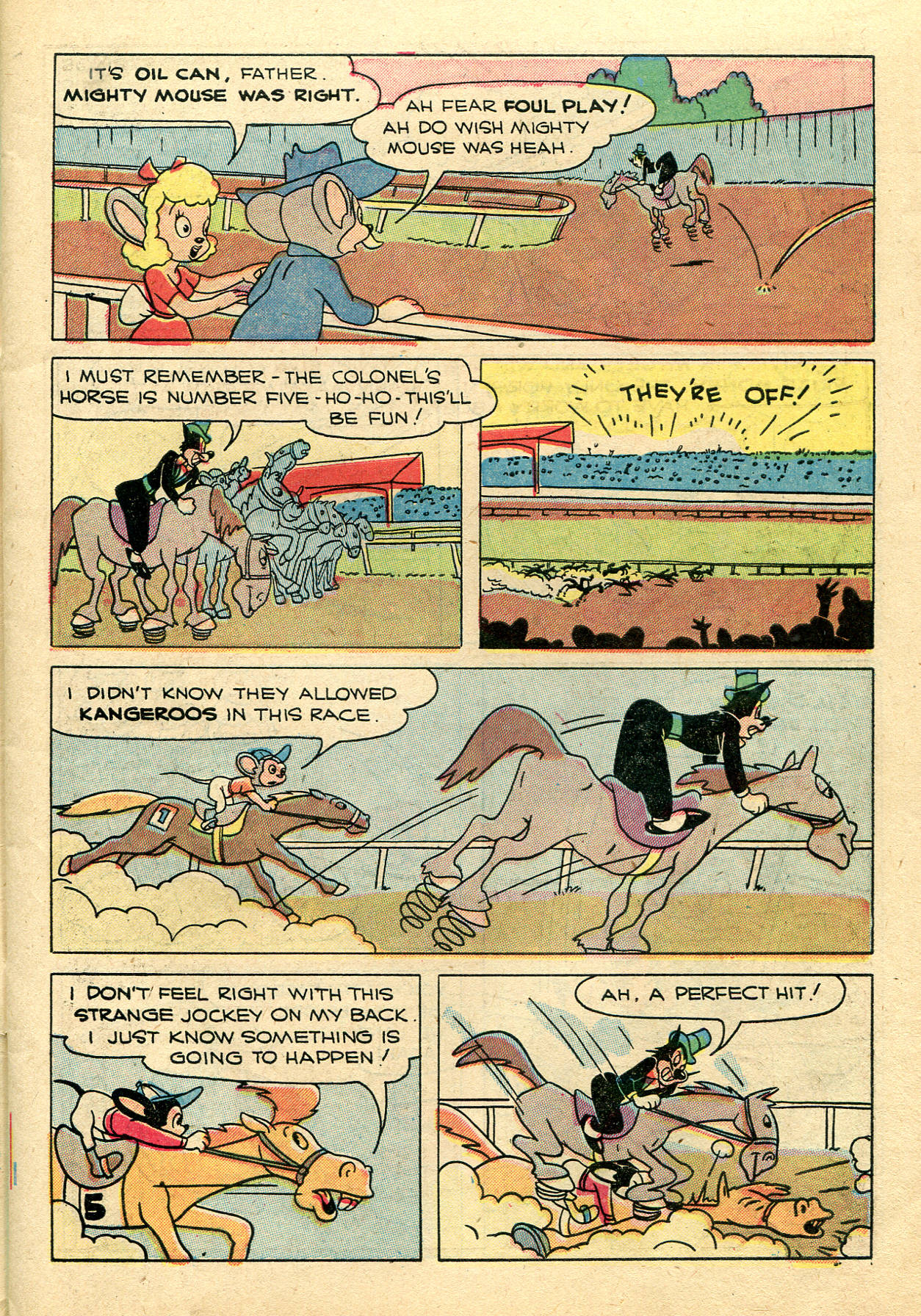 Read online Paul Terry's Mighty Mouse Comics comic -  Issue #21 - 7