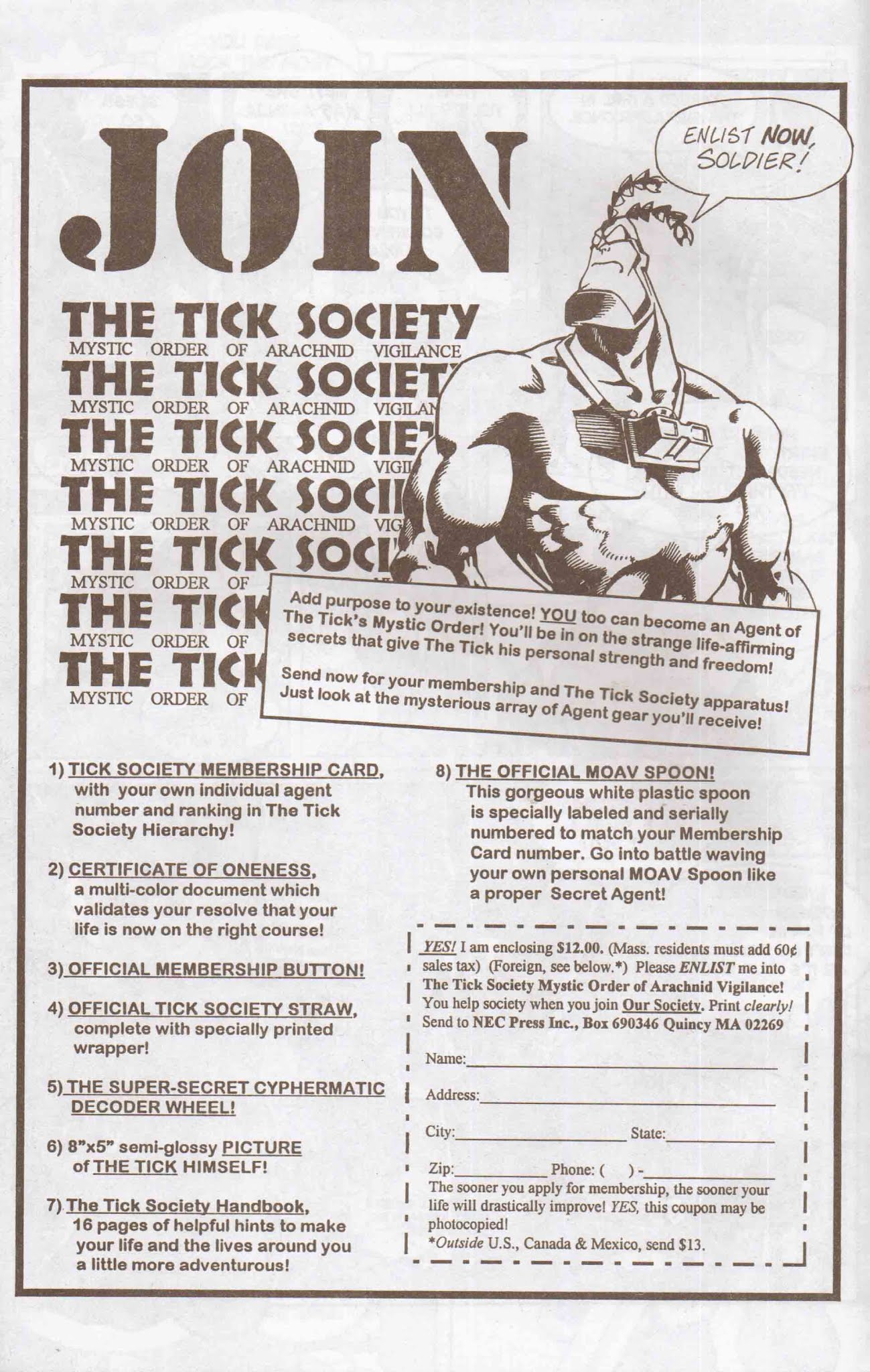 Read online The Tick and Arthur comic -  Issue #1 - 8