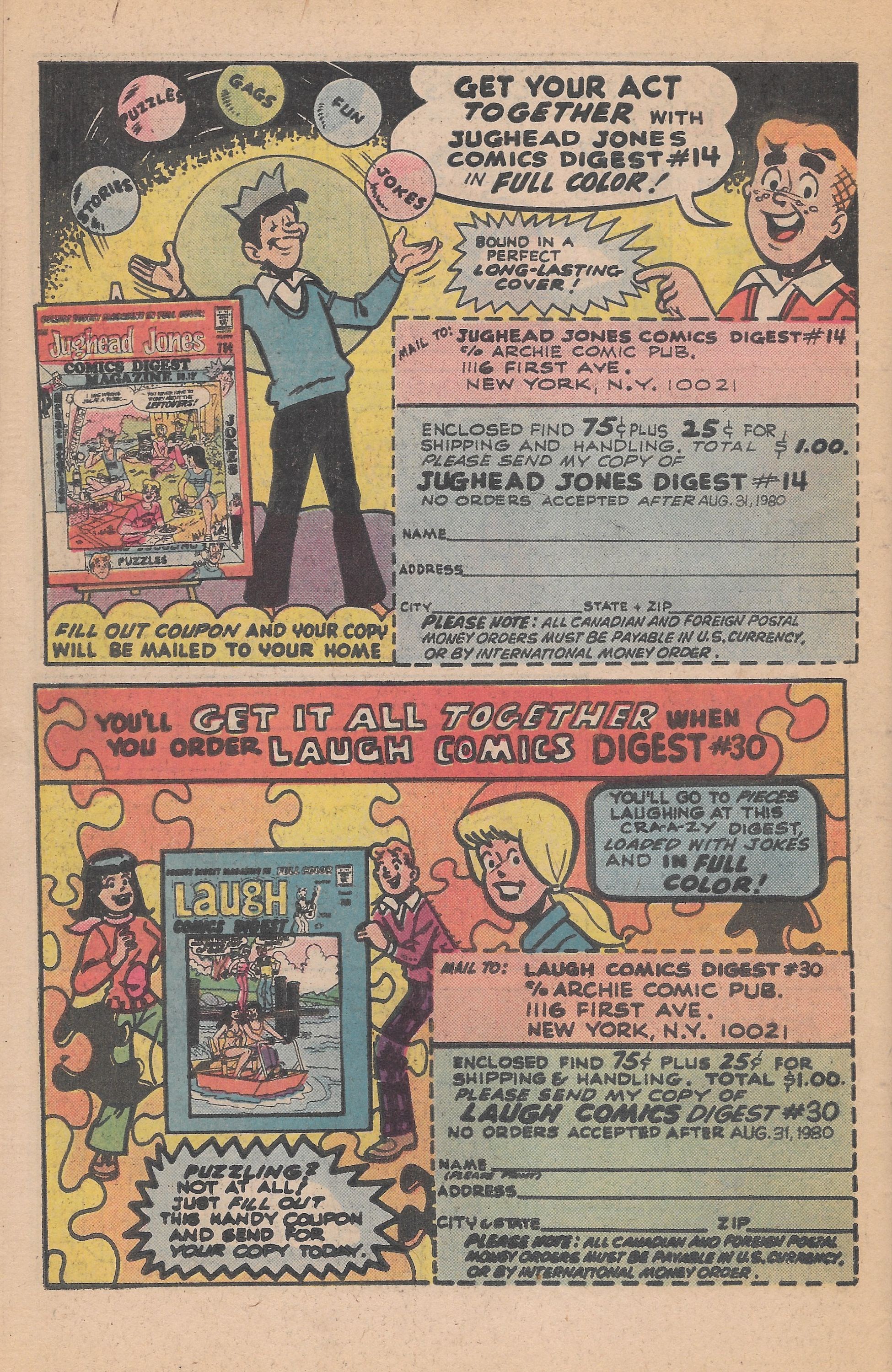 Read online Reggie's Wise Guy Jokes comic -  Issue #54 - 34