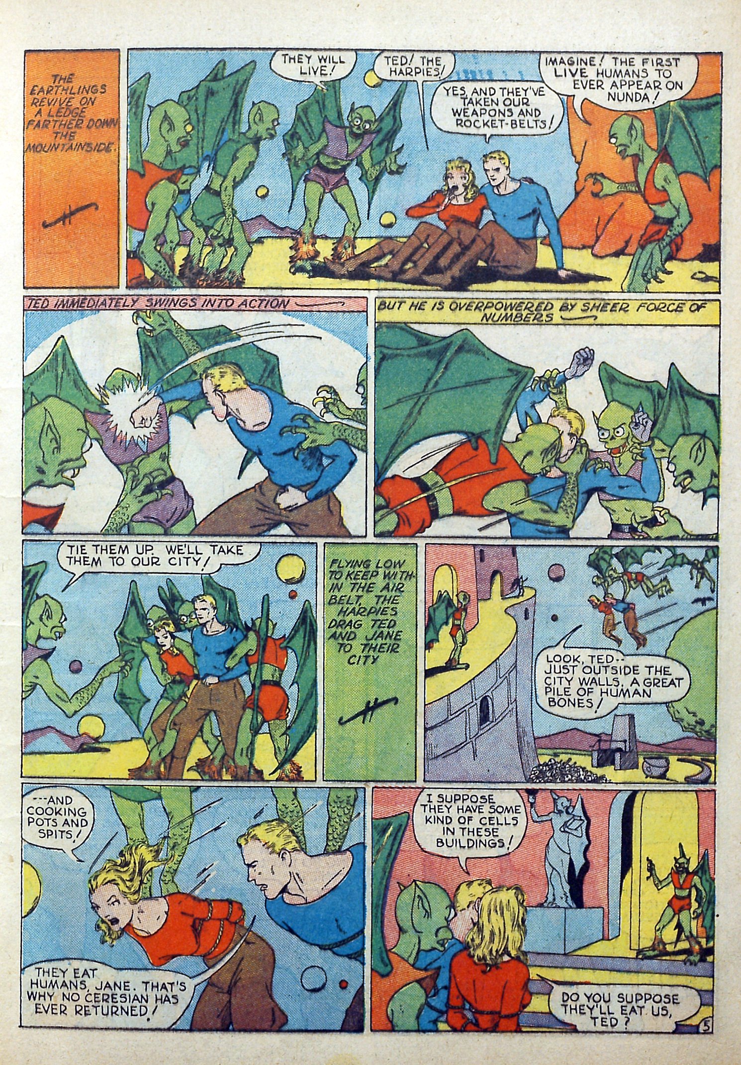 Read online Exciting Comics comic -  Issue #5 - 7