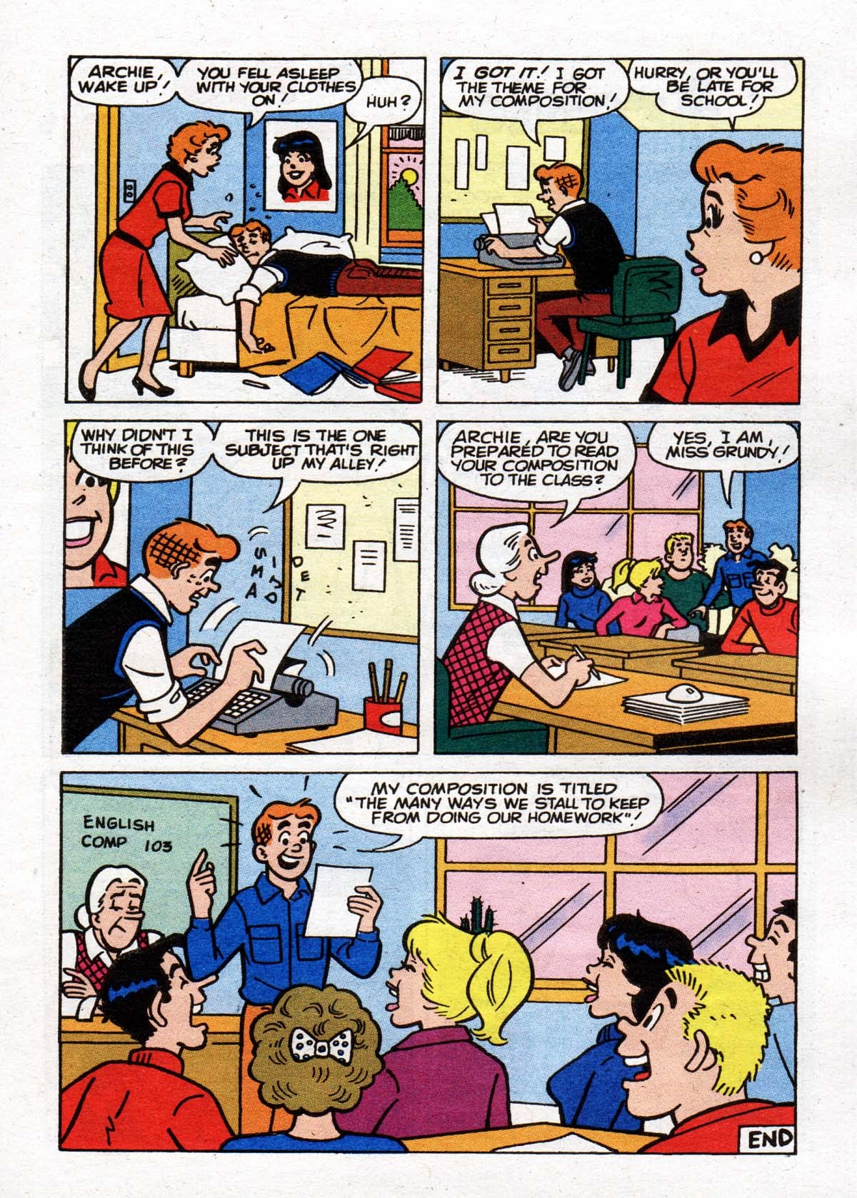 Read online Archie's Double Digest Magazine comic -  Issue #140 - 135