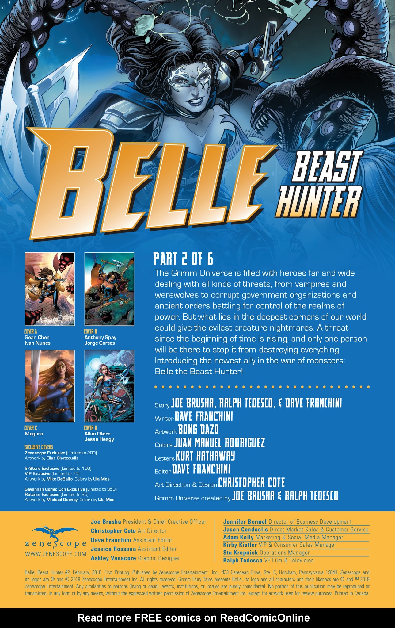Read online Belle: Beast Hunter comic -  Issue #2 - 2