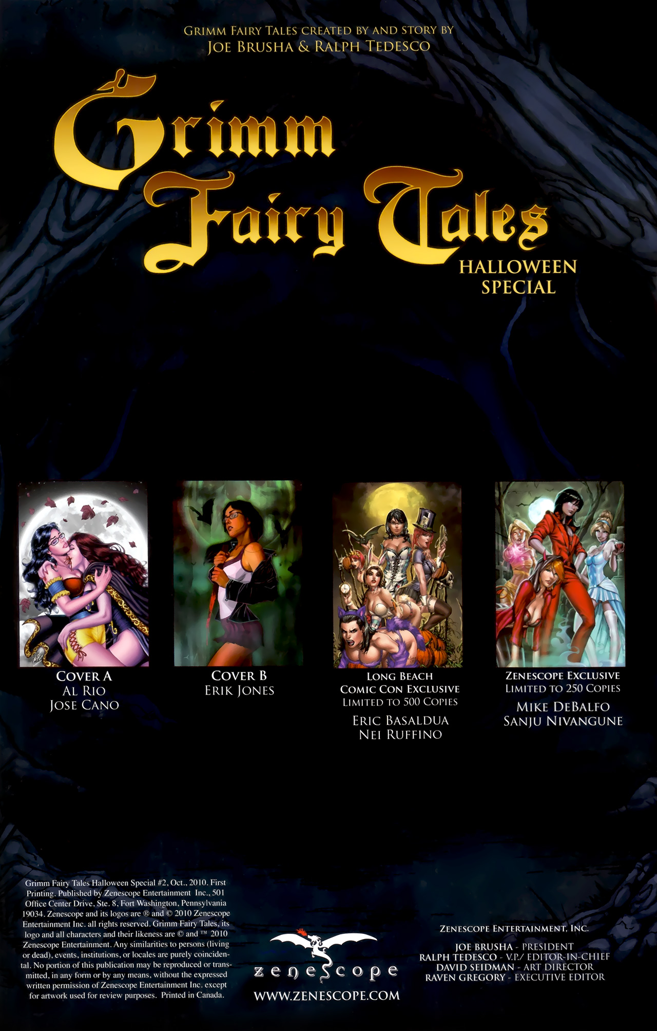 Read online Grimm Fairy Tales: Halloween Special comic -  Issue #2 - 2