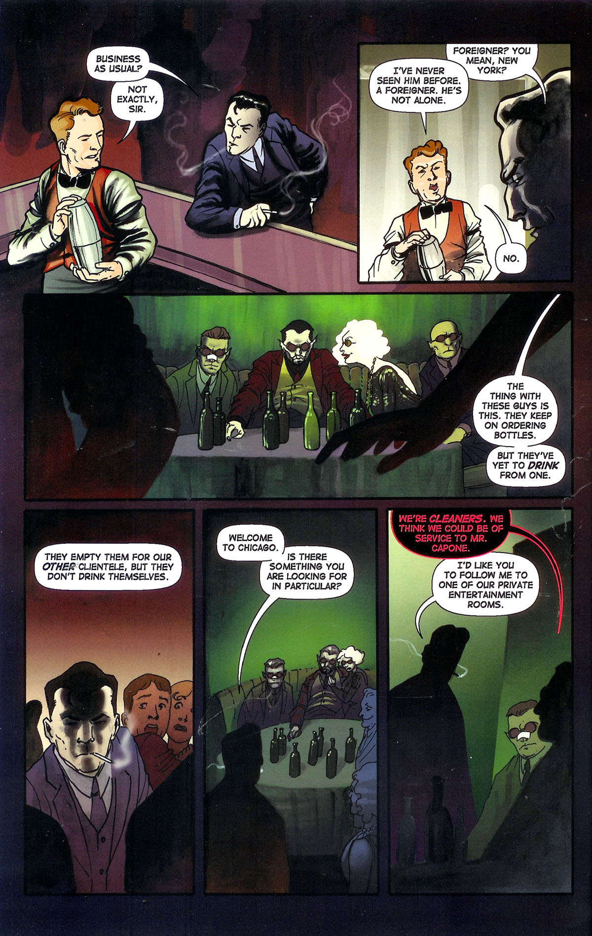 Read online Dracula vs Capone comic -  Issue # Full - 19