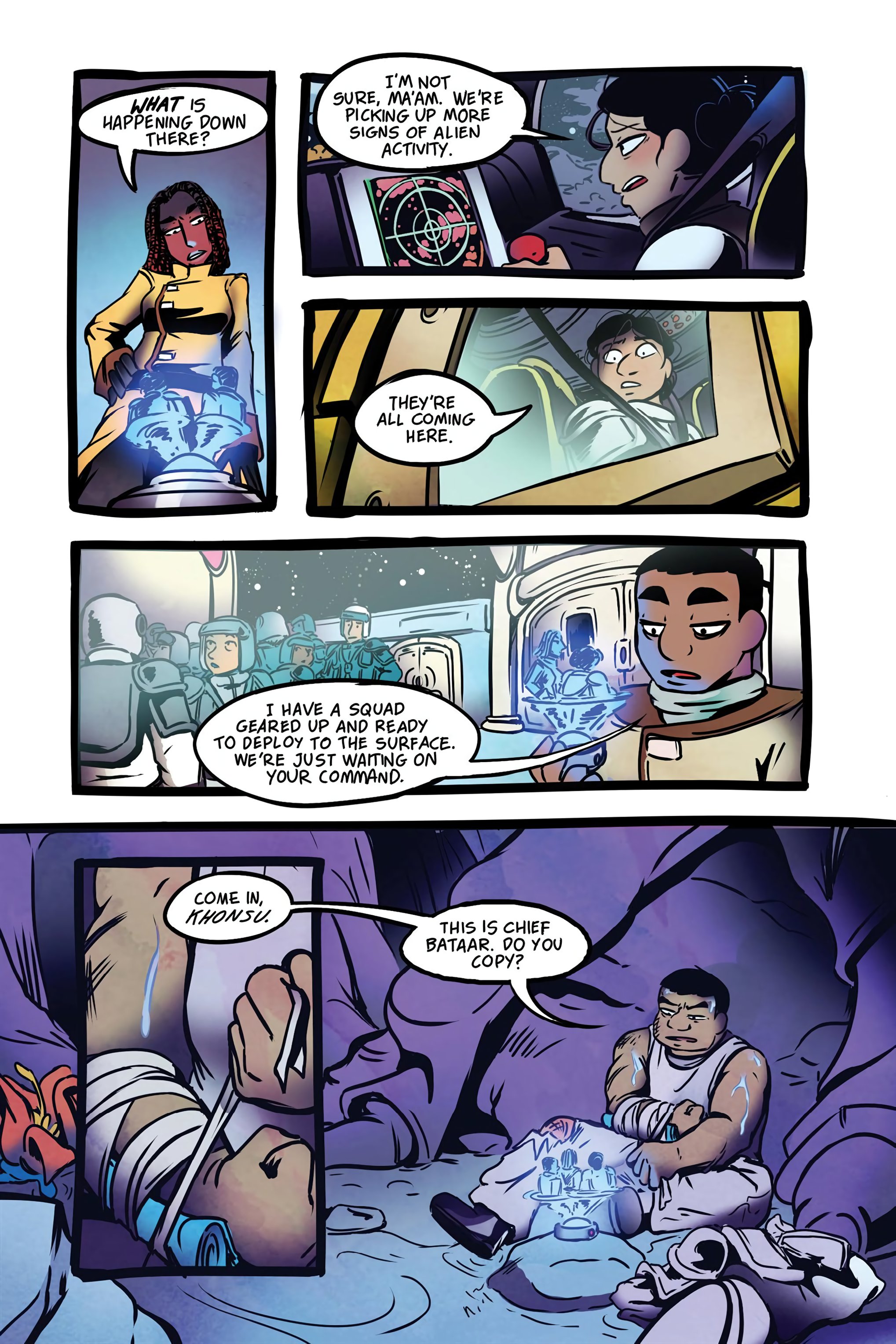 Read online Cosmic Cadets: Contact! comic -  Issue # TPB (Part 2) - 8