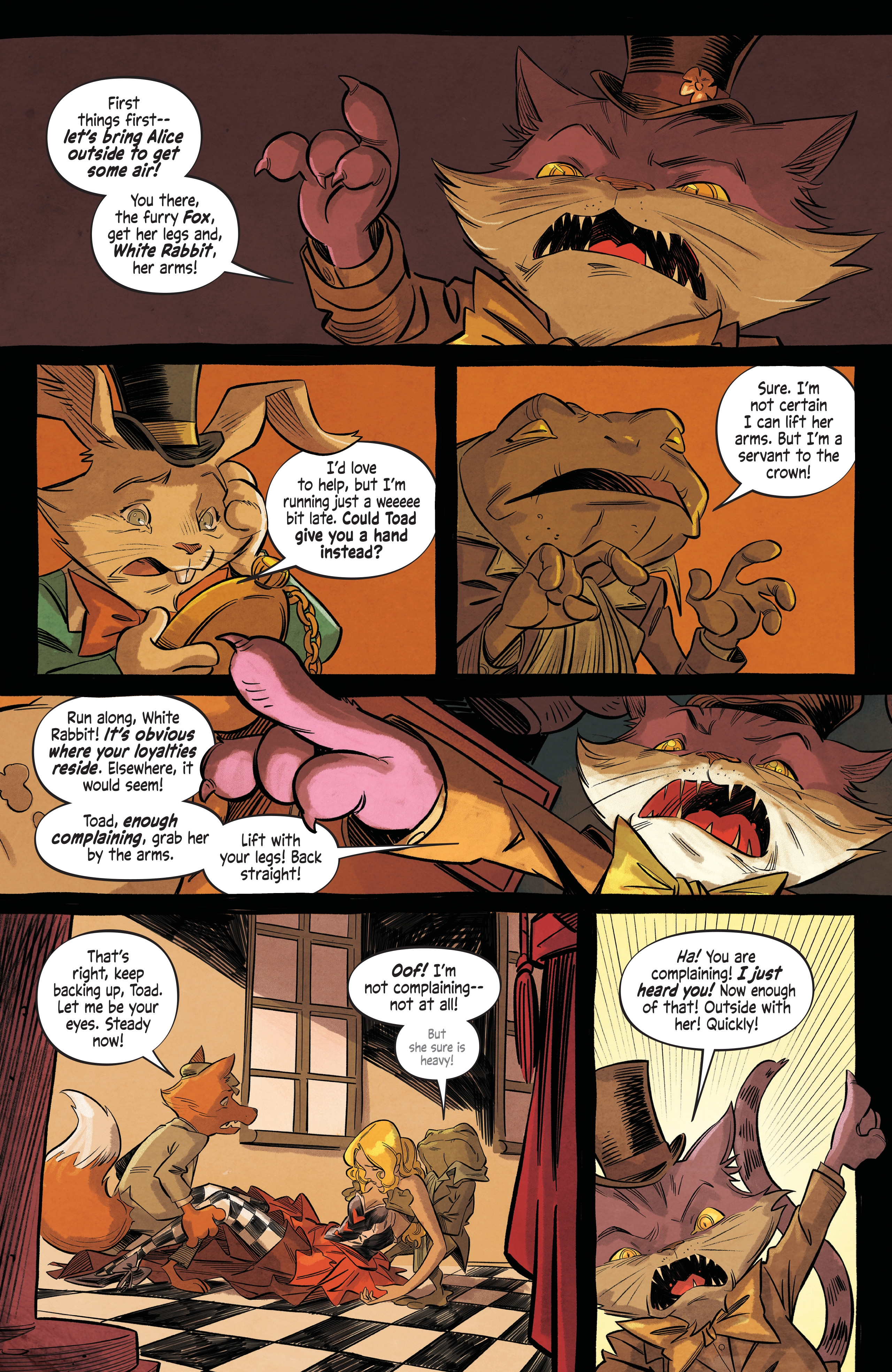 Read online Alice Never After comic -  Issue #4 - 4