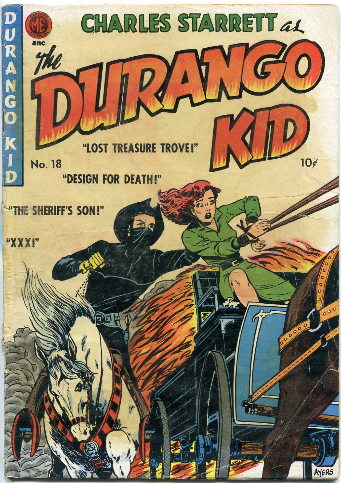 Read online Charles Starrett as The Durango Kid comic -  Issue #18 - 1