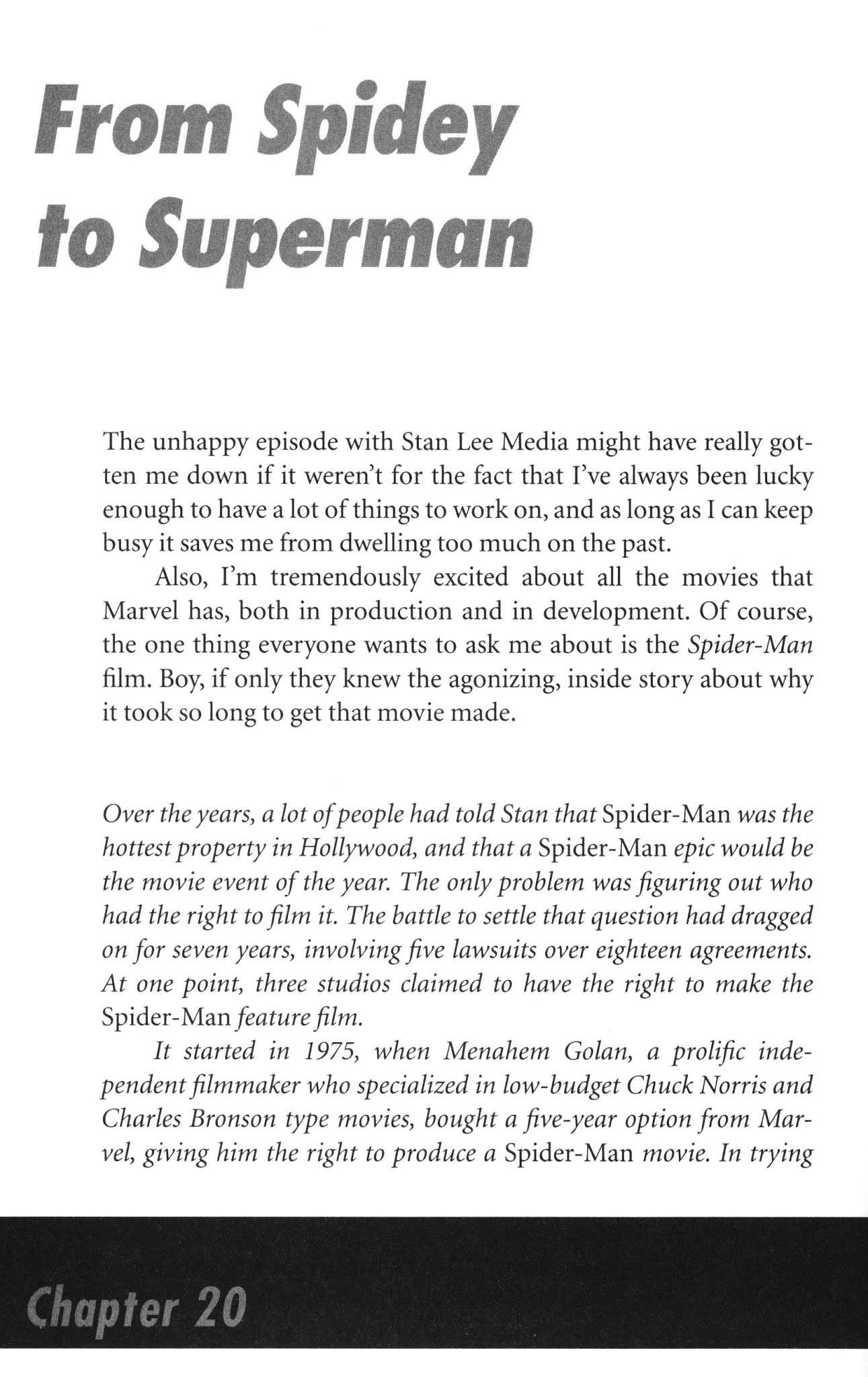 Read online Excelsior! The Amazing Life of Stan Lee comic -  Issue # TPB (Part 3) - 44