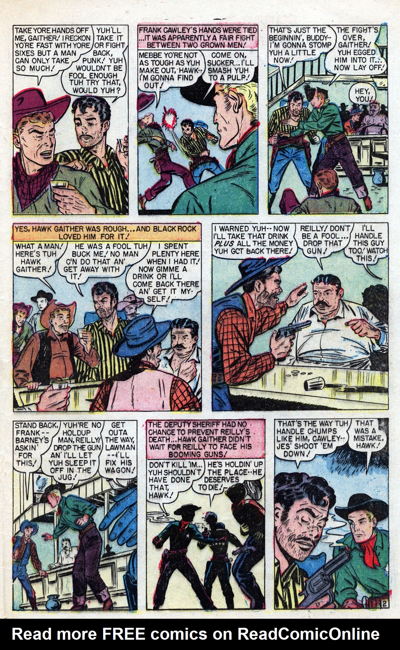 Read online Western Thrillers (1954) comic -  Issue #3 - 25