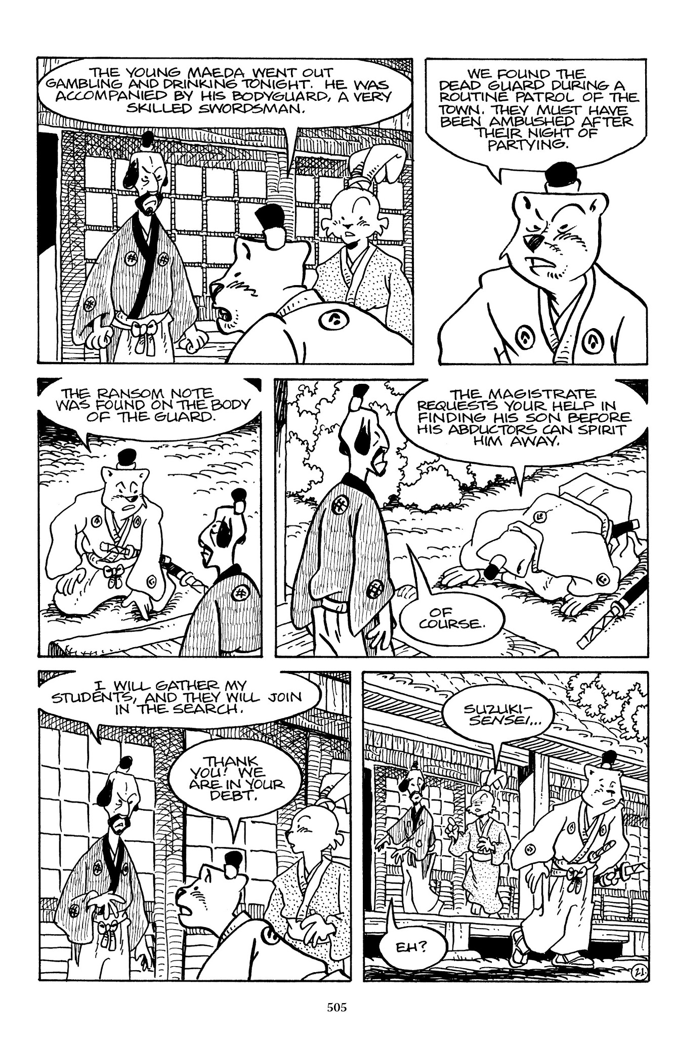 Read online The Usagi Yojimbo Saga comic -  Issue # TPB 7 - 497