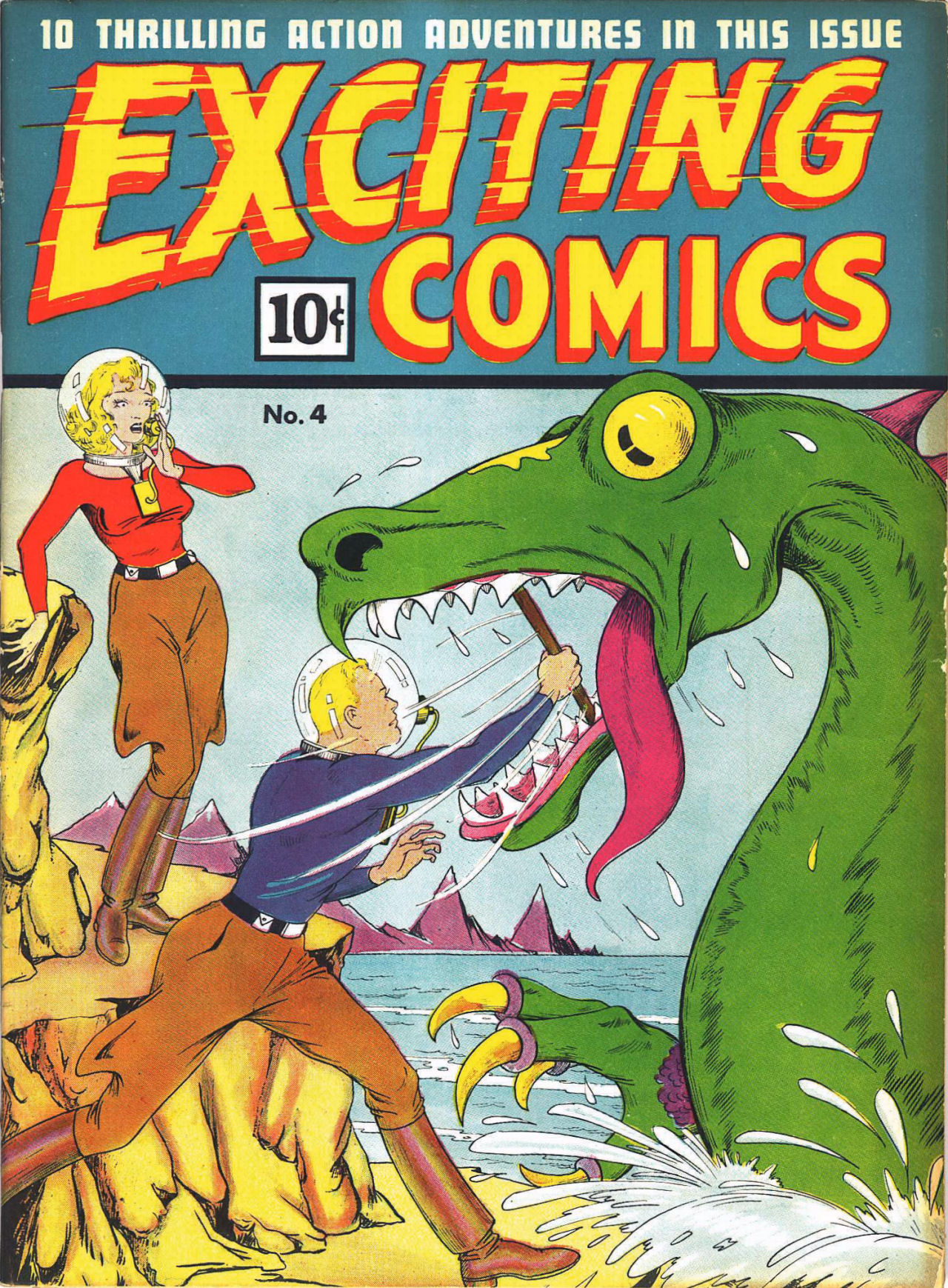 Read online Exciting Comics comic -  Issue #4 - 1
