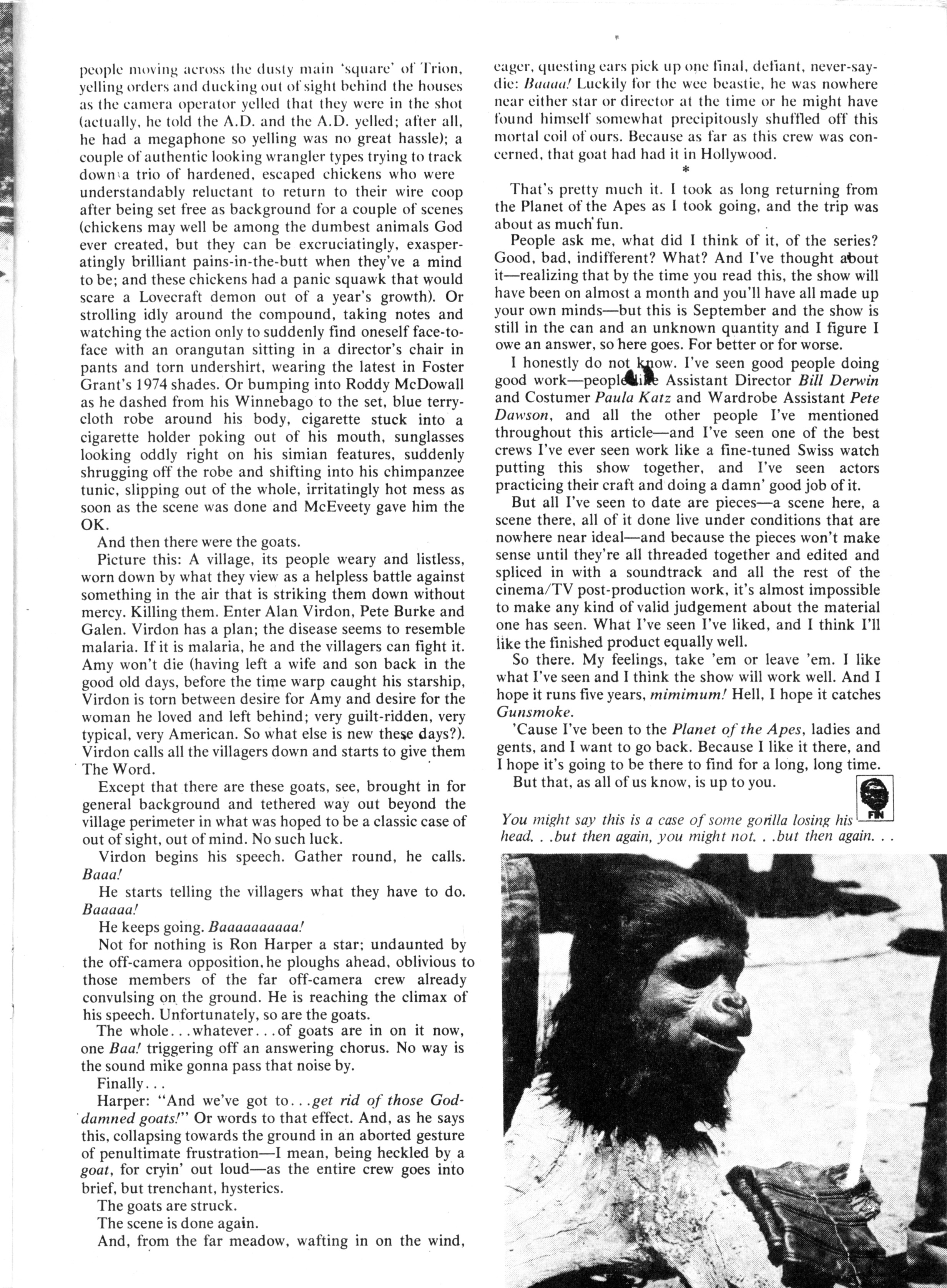 Read online Planet of the Apes (1974) comic -  Issue #15 - 23