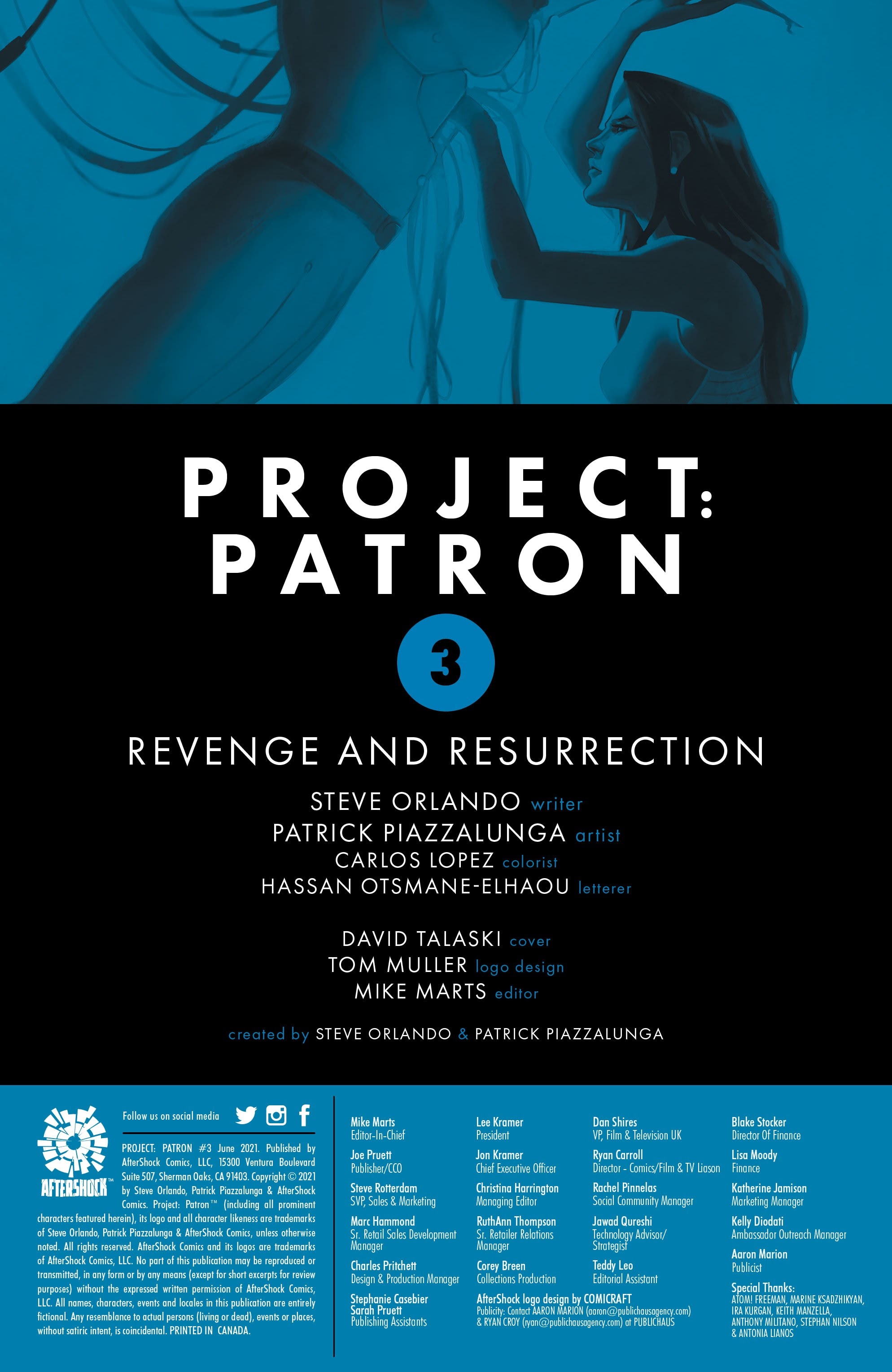 Read online Project Patron comic -  Issue #3 - 2