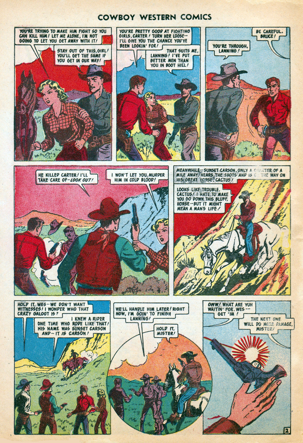 Read online Cowboy Western Comics (1948) comic -  Issue #29 - 4