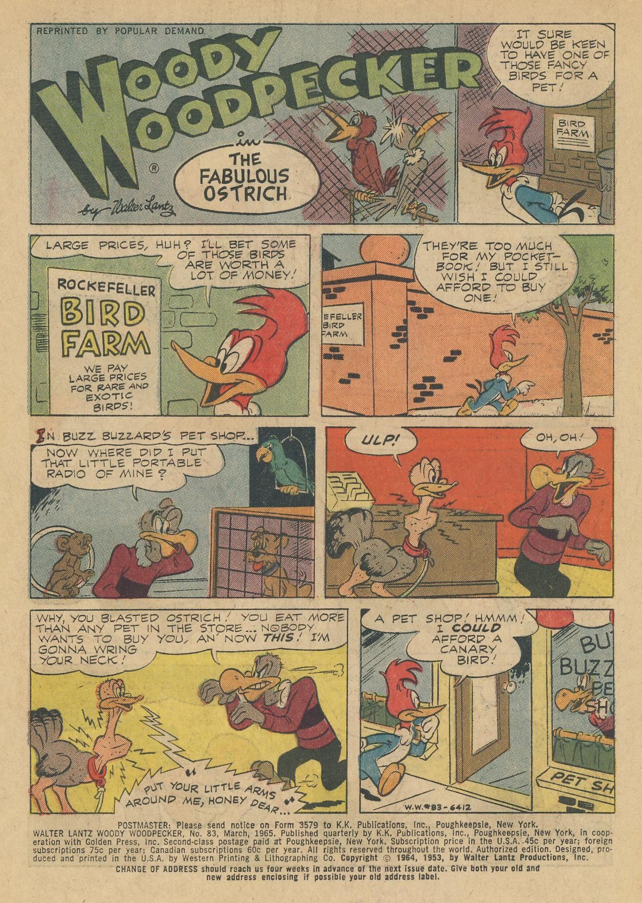 Read online Walter Lantz Woody Woodpecker (1962) comic -  Issue #83 - 3