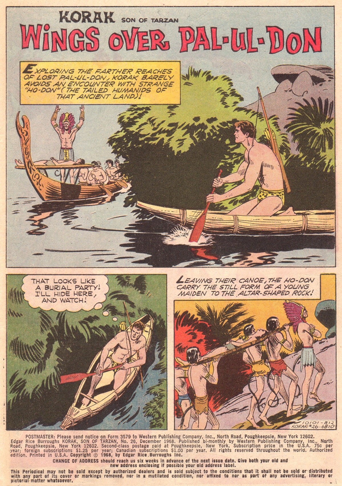 Read online Korak, Son of Tarzan (1964) comic -  Issue #26 - 3