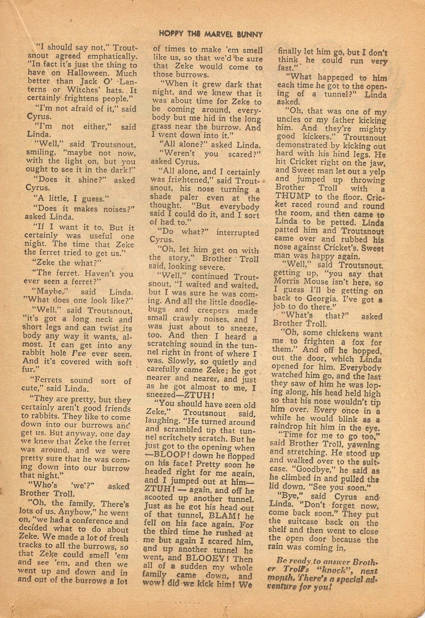 Read online Hoppy The Marvel Bunny comic -  Issue #9 - 31