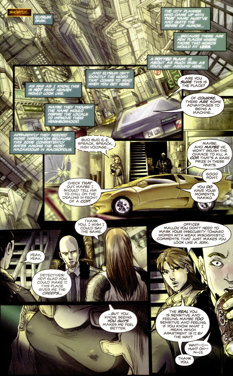 Read online Dark Minds / Witchblade comic -  Issue #1 - 15