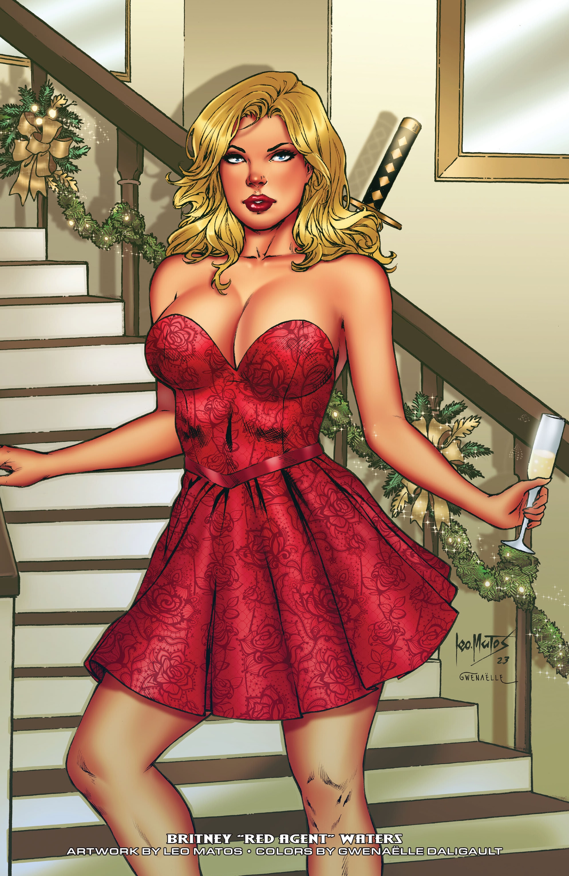 Read online Grimm Fairy Tales 2023 Holiday Pinup Special comic -  Issue # Full - 25