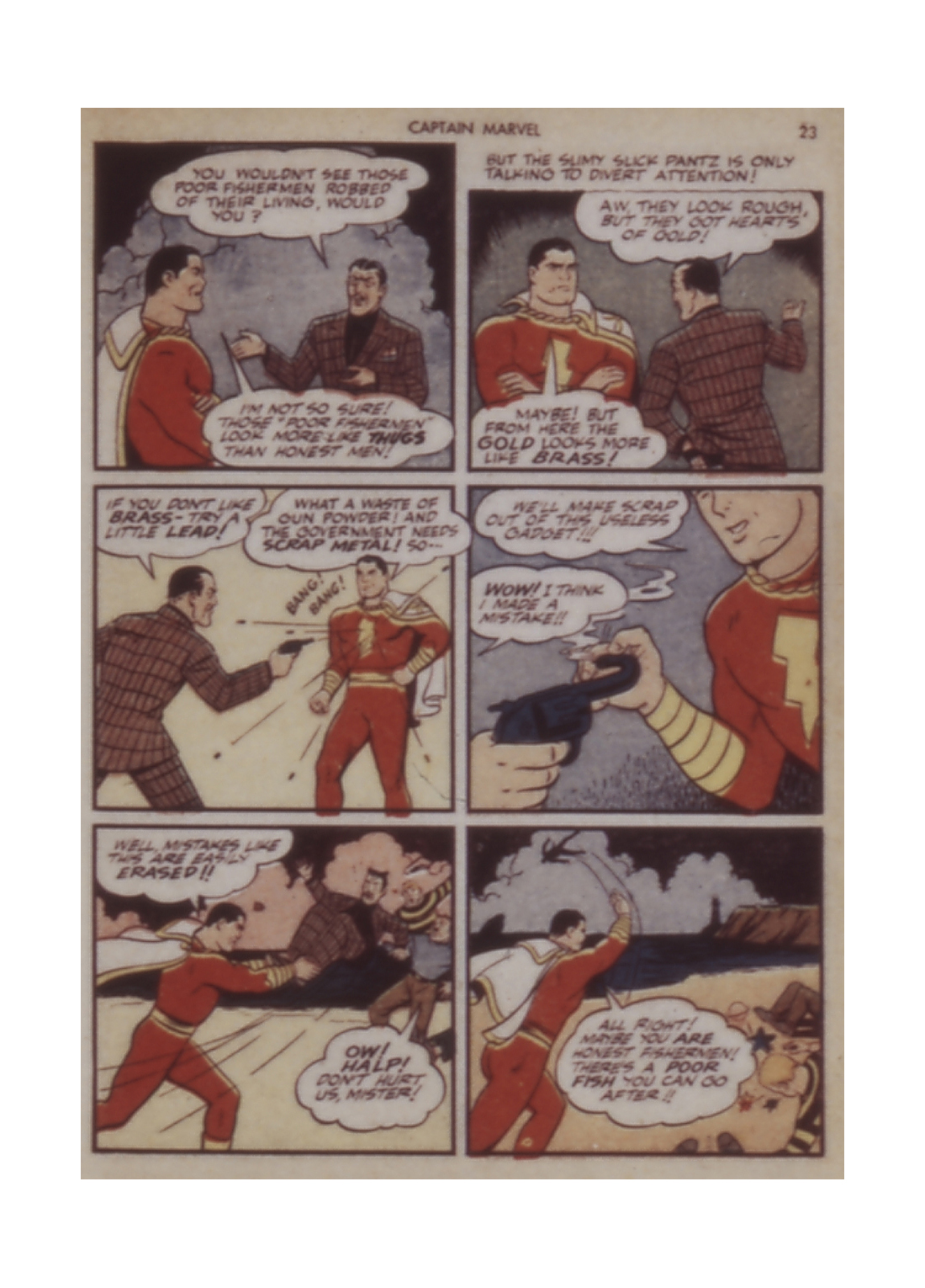Read online Captain Marvel Adventures comic -  Issue #12 - 23