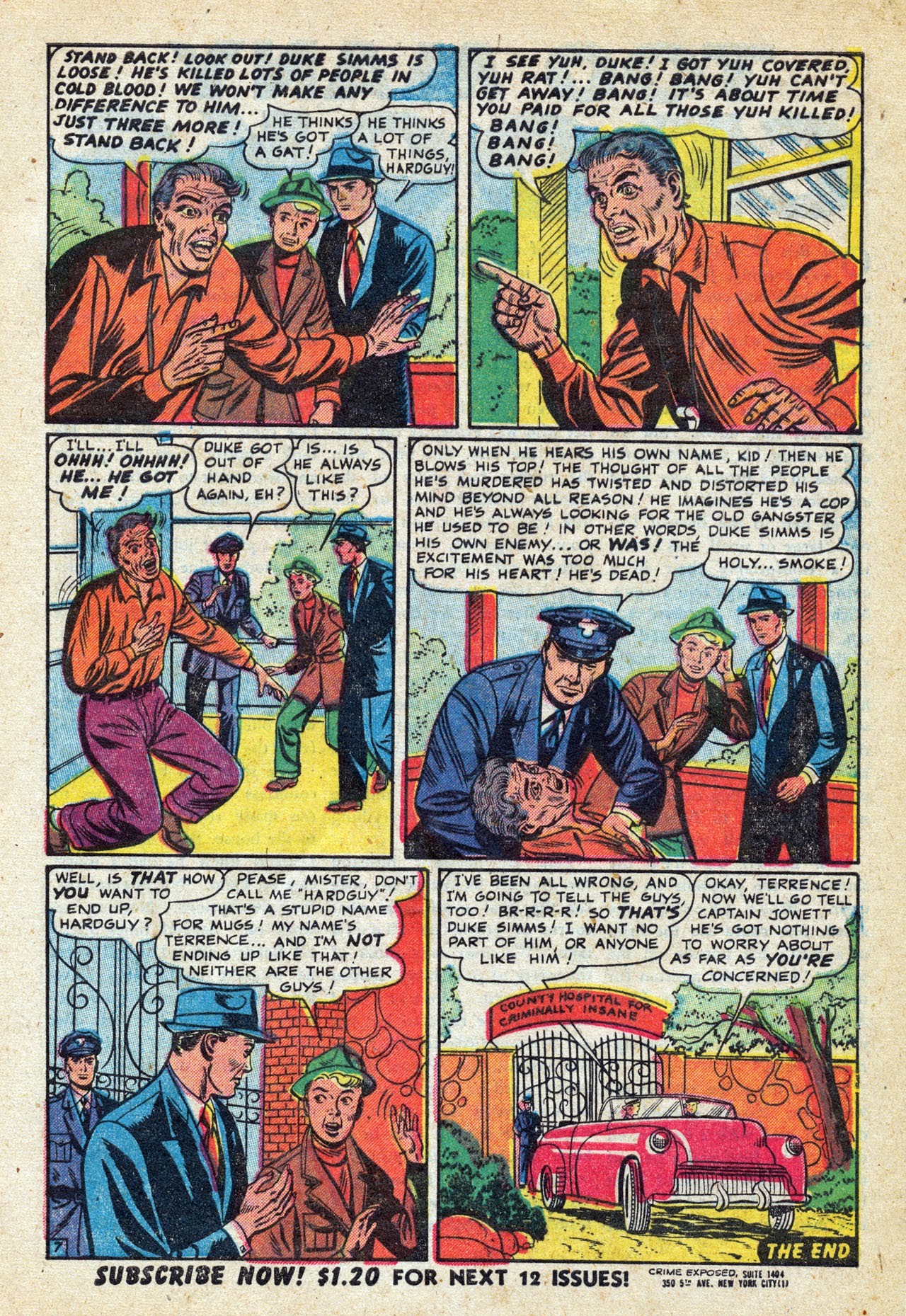 Read online Crime Exposed (1950) comic -  Issue #5 - 9