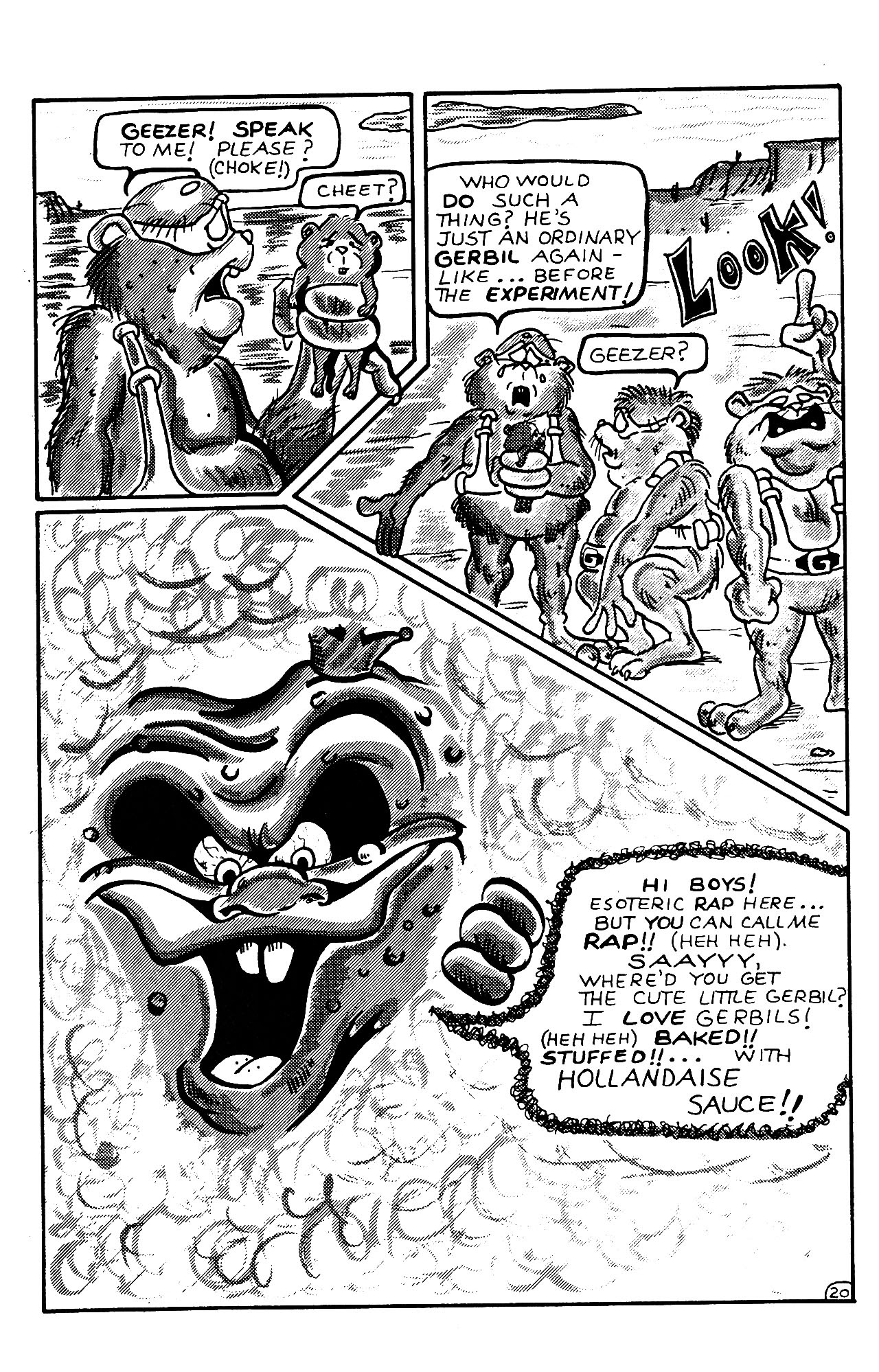 Read online Geriatric Gangrene Jujitsu Gerbils comic -  Issue #2 - 23