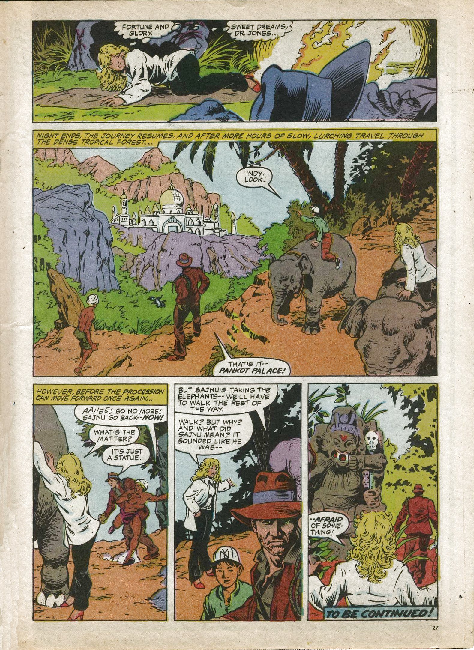 Read online Indiana Jones comic -  Issue #1 - 27