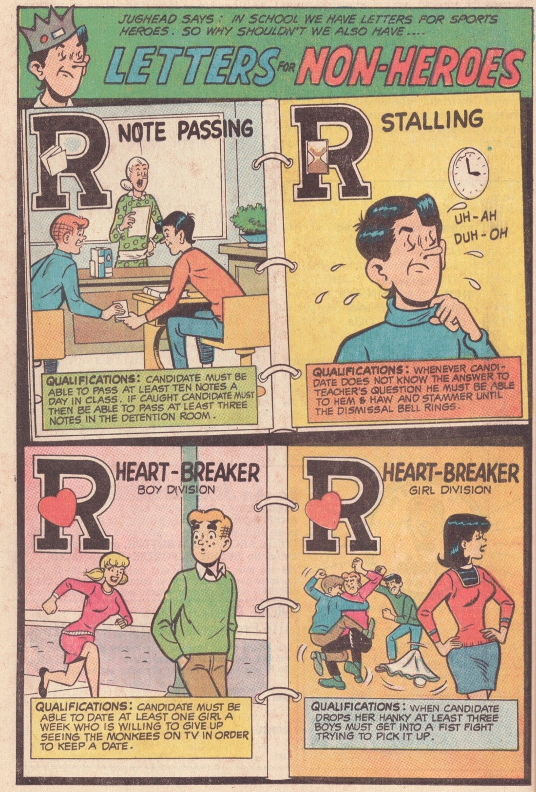 Read online Jughead's Jokes comic -  Issue #9 - 38