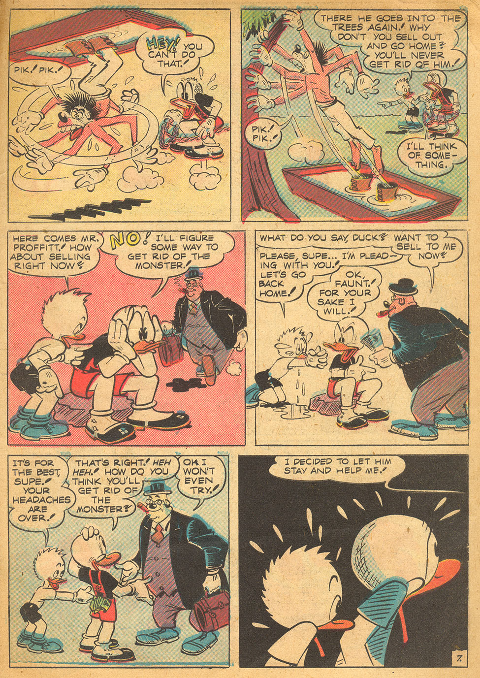 Read online Super Duck Comics comic -  Issue #42 - 45