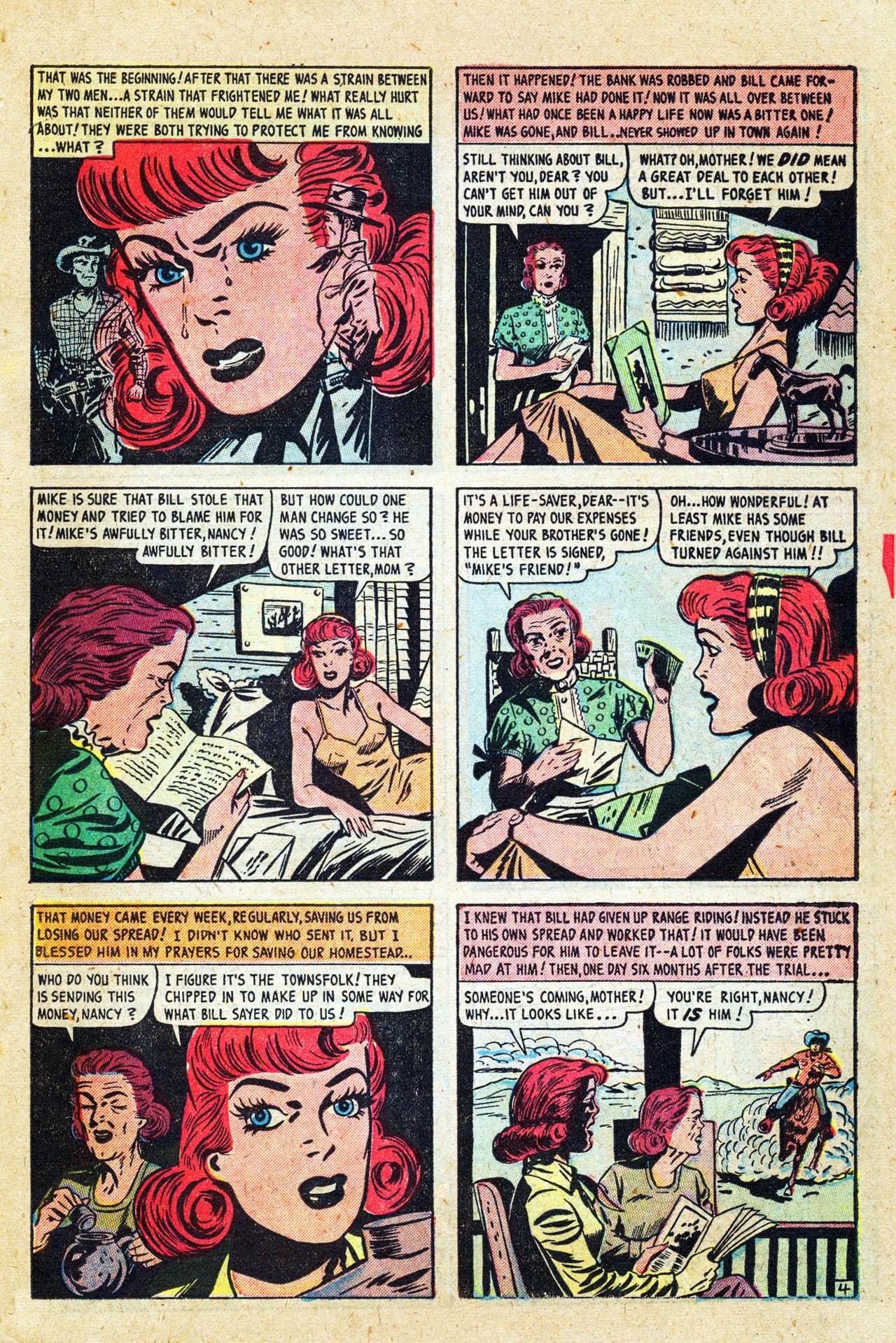 Read online Cowboy Romances comic -  Issue #1 - 29