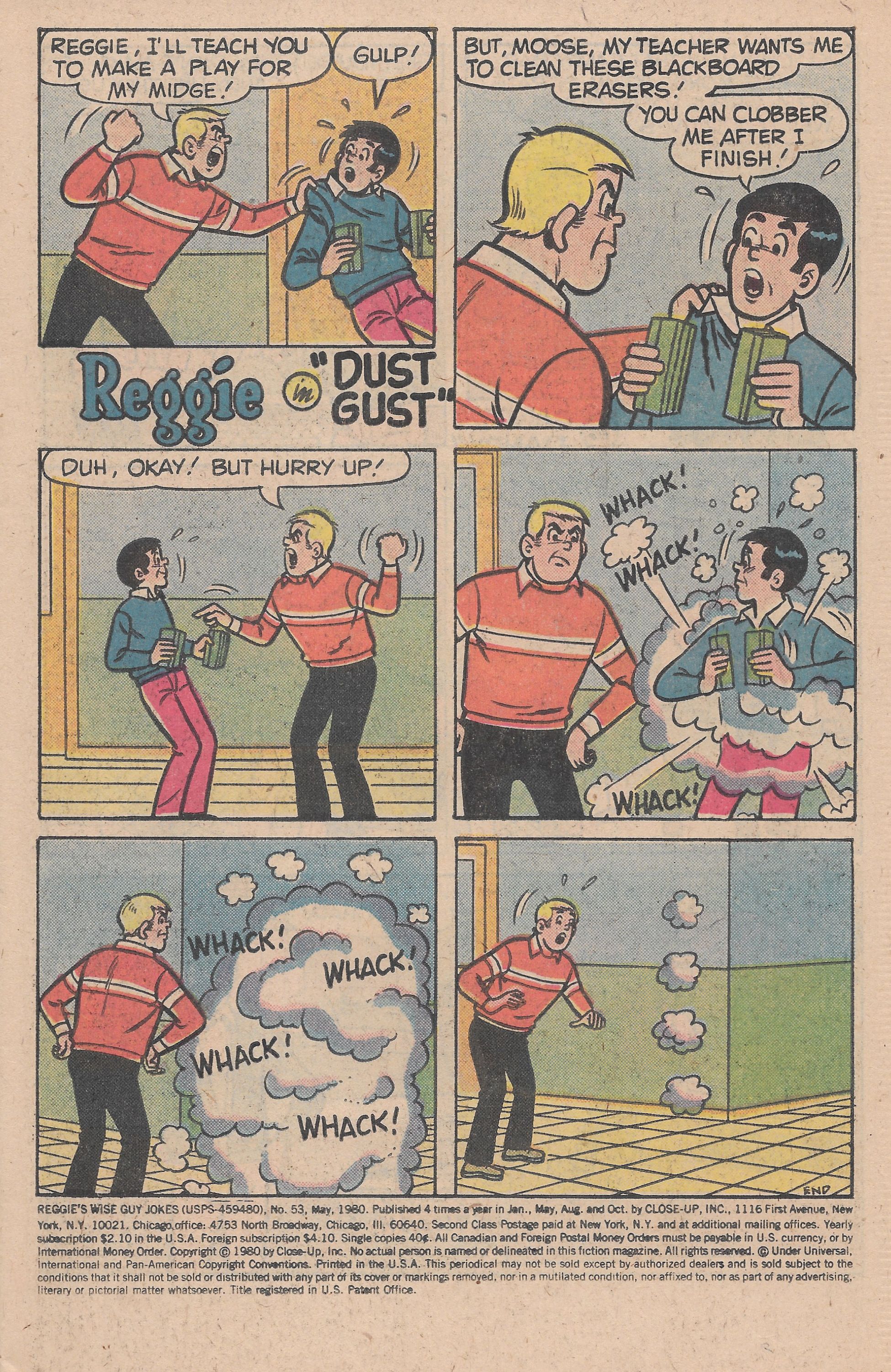 Read online Reggie's Wise Guy Jokes comic -  Issue #53 - 3