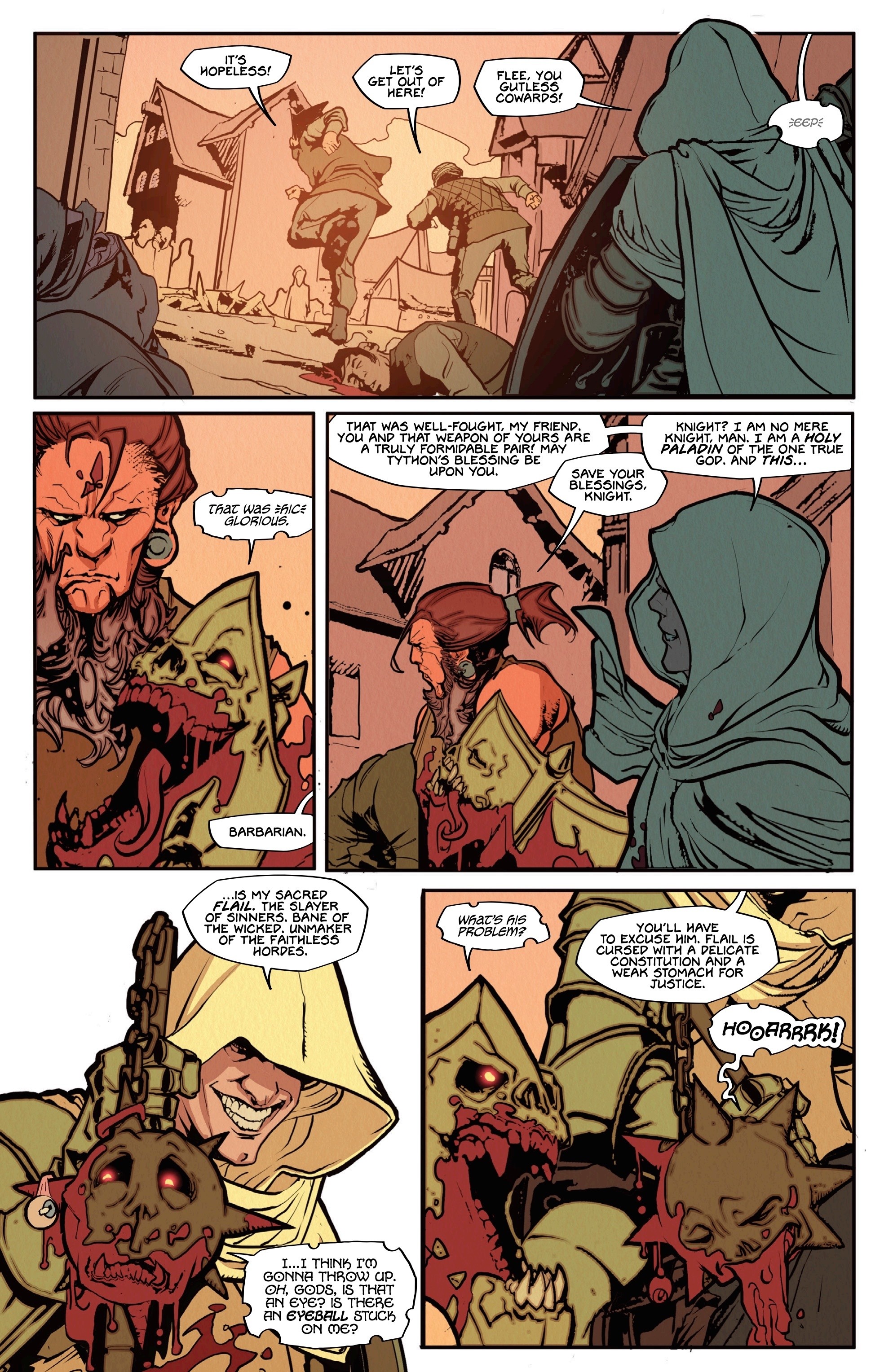 Read online Barbaric: Wrong Kind of Righteous comic -  Issue # Full - 12