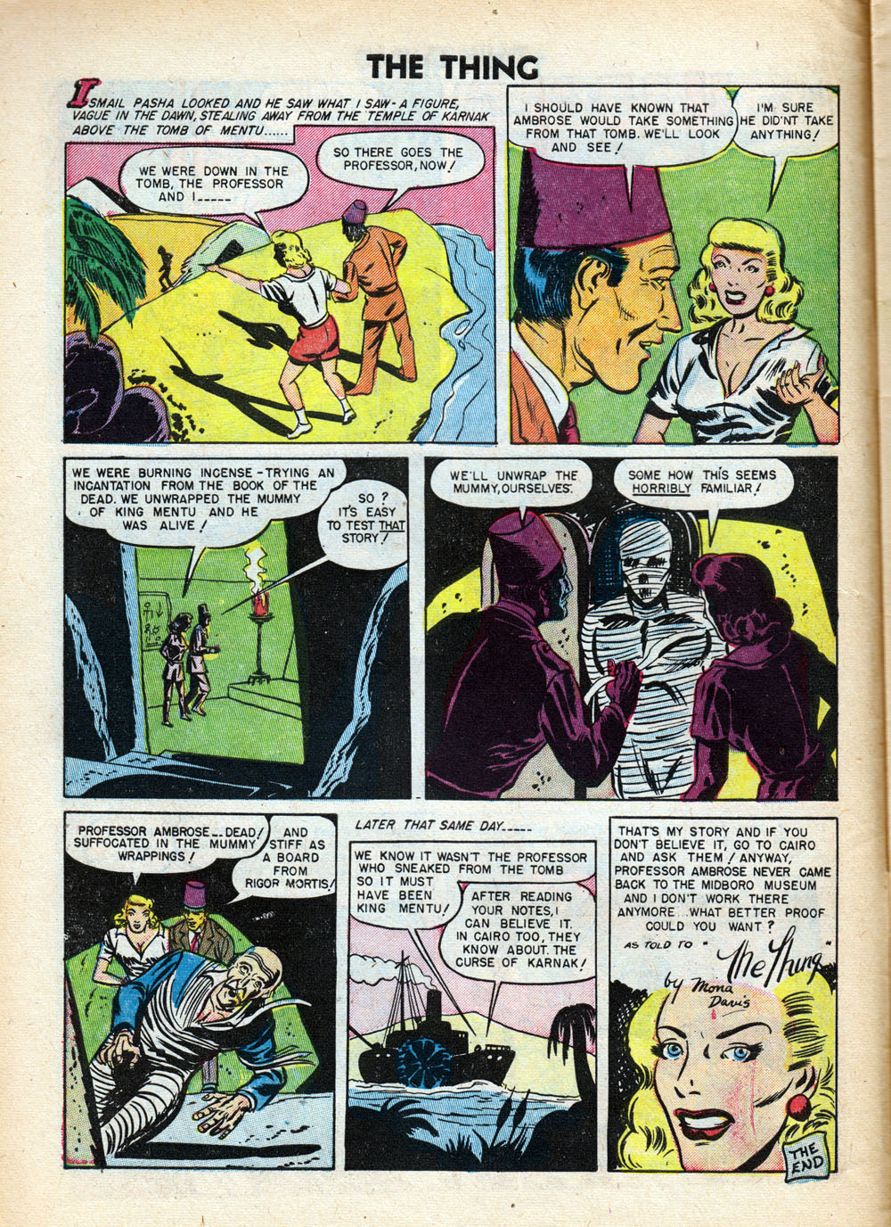 Read online The Thing! (1952) comic -  Issue #5 - 10