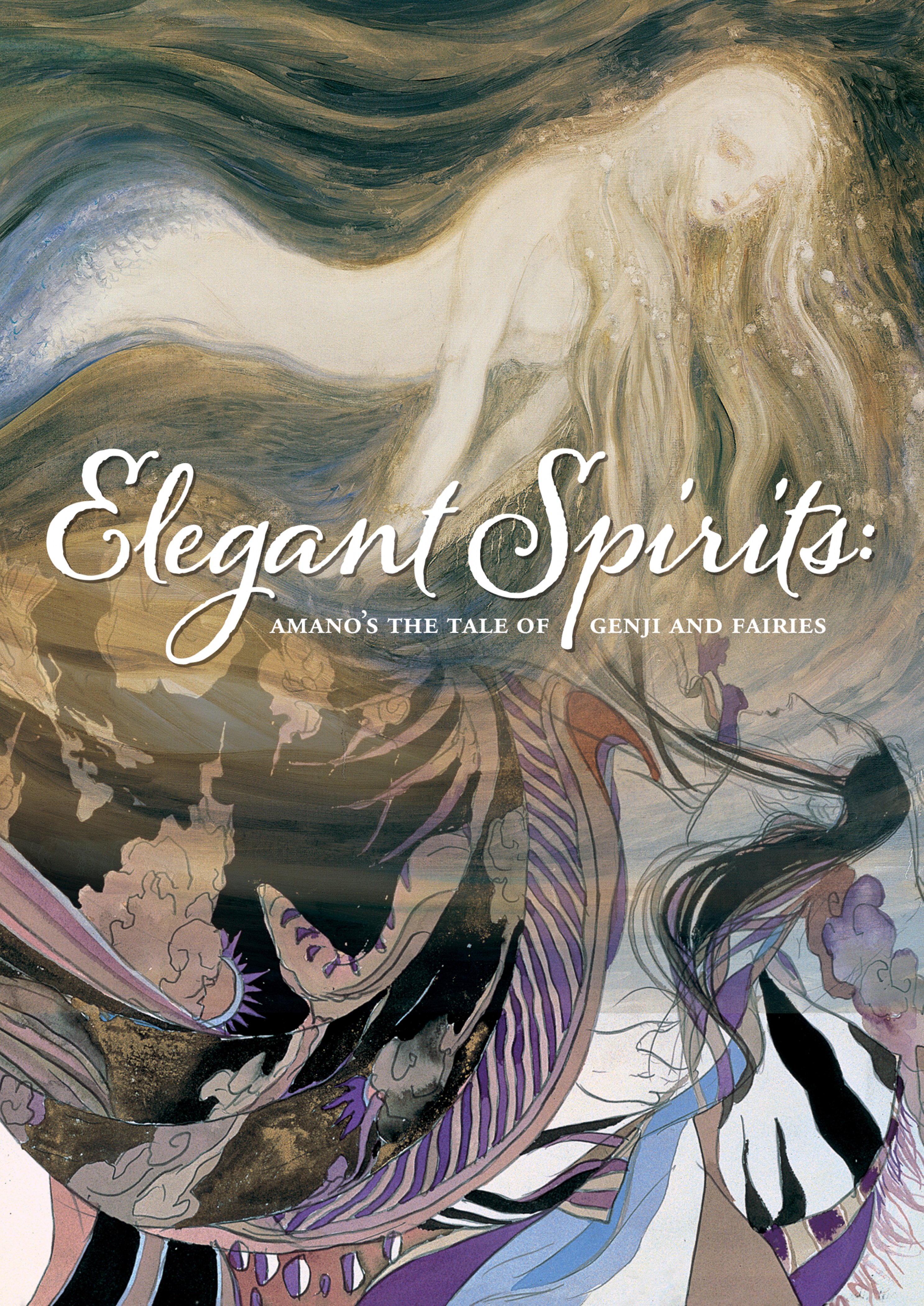 Read online Elegant Spirits: Amano's Tale of Genji and Fairies comic -  Issue # TPB - 1