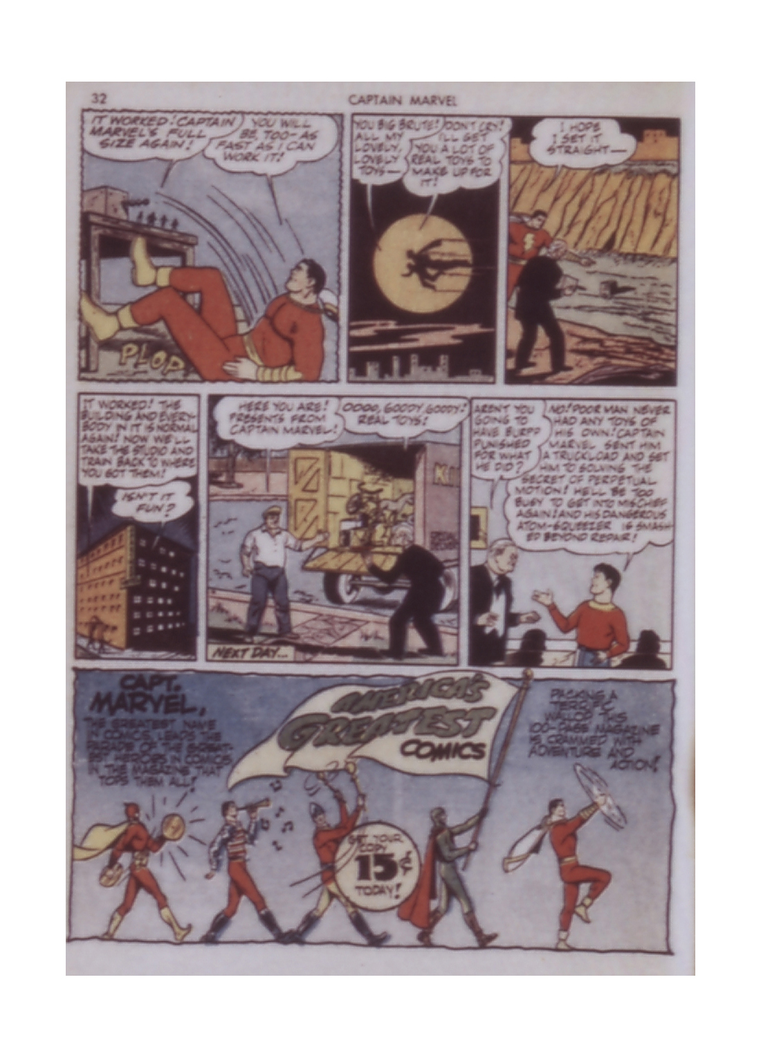 Read online Captain Marvel Adventures comic -  Issue #14 - 32