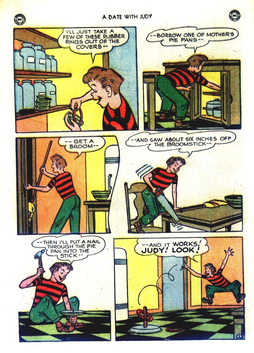Read online A Date with Judy comic -  Issue #15 - 22