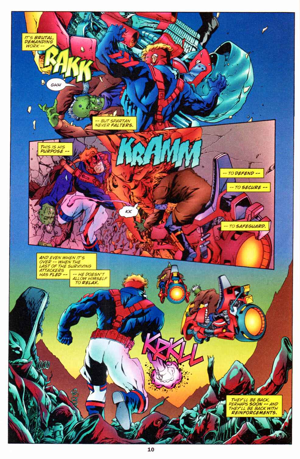 Read online Spartan: Warrior Spirit comic -  Issue #1 - 11