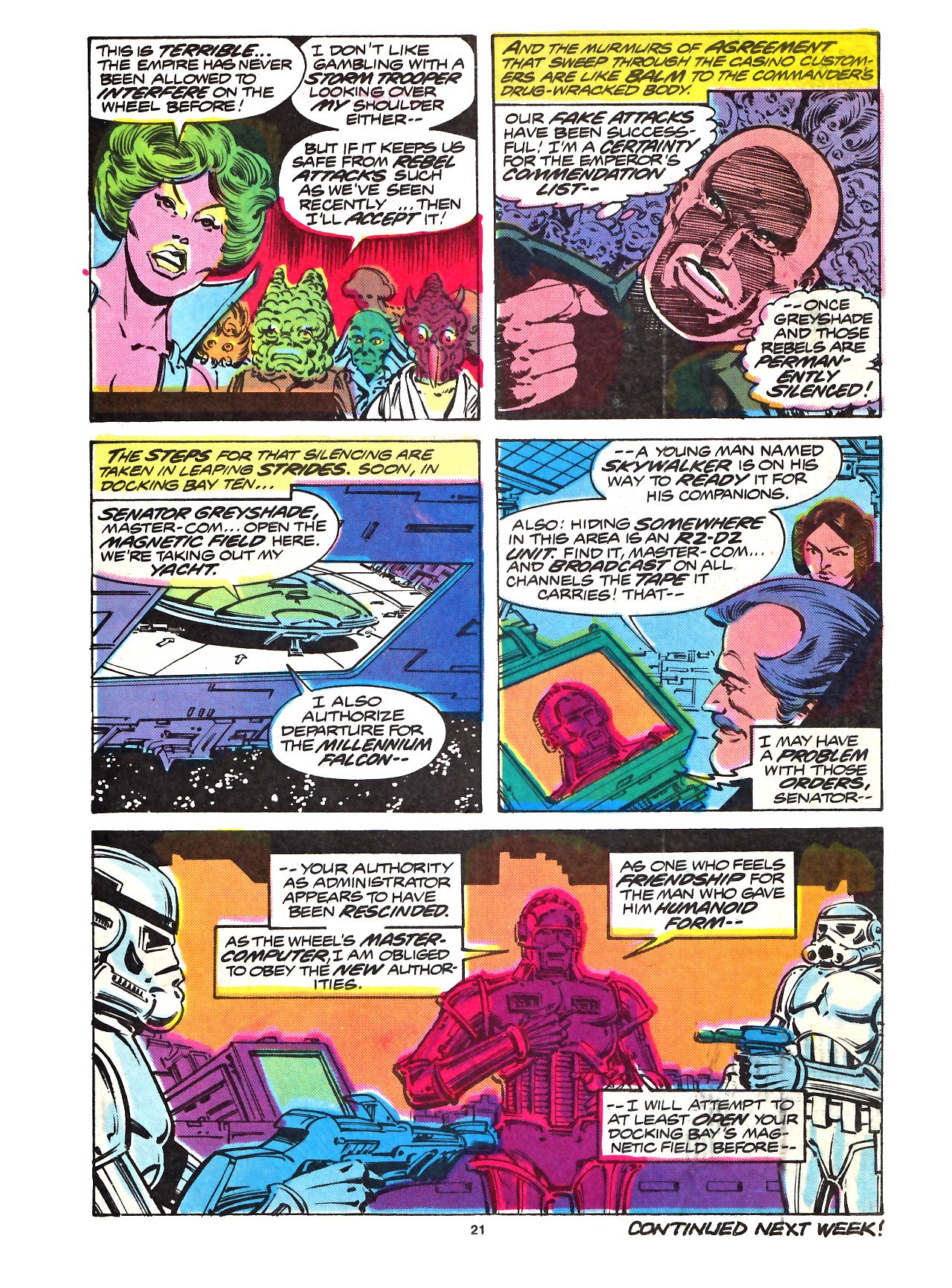 Read online Return of the Jedi comic -  Issue #42 - 21