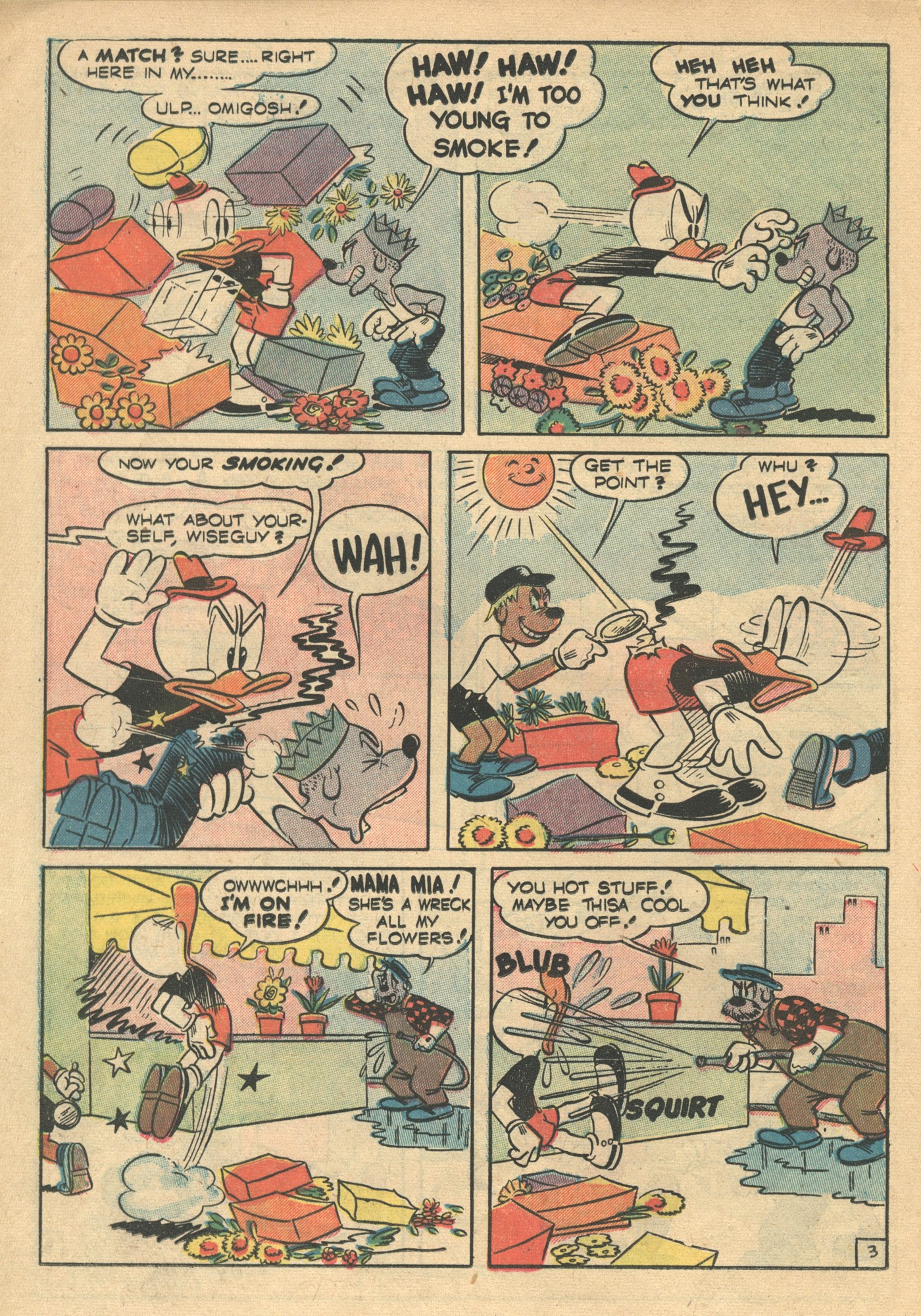 Read online Super Duck Comics comic -  Issue #32 - 36