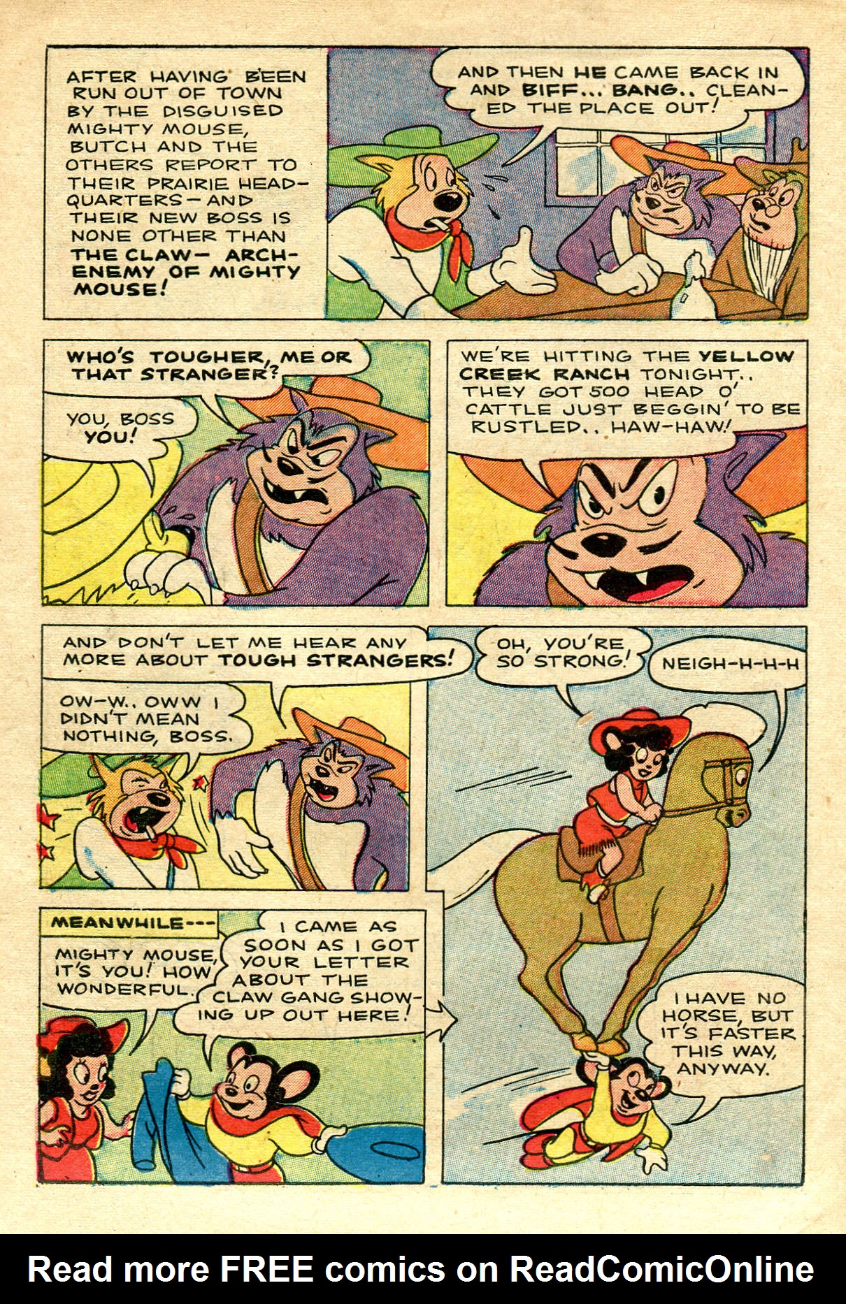 Read online Paul Terry's Mighty Mouse Comics comic -  Issue #37 - 6