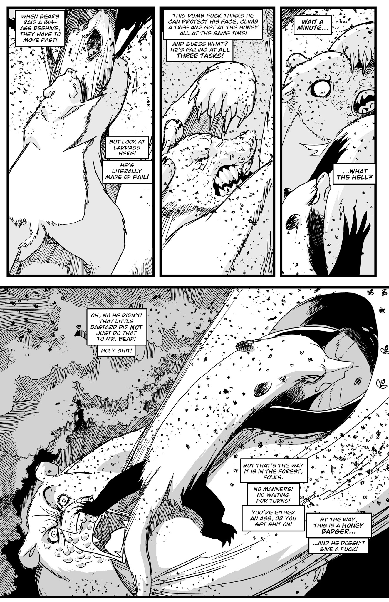 Read online Honey Badger comic -  Issue # Full - 4