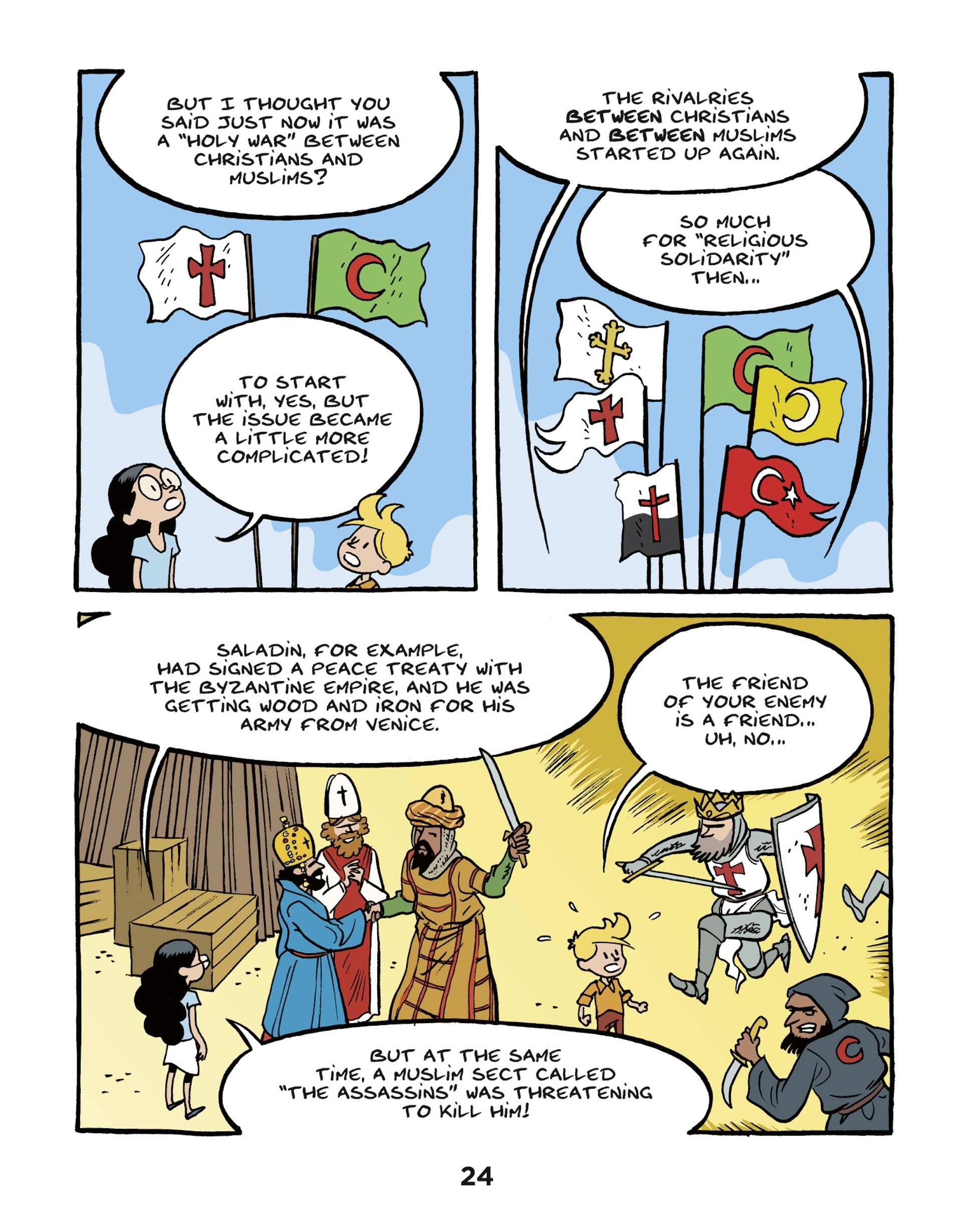Read online On The History Trail With Ariane & Nino comic -  Issue #3 - 24